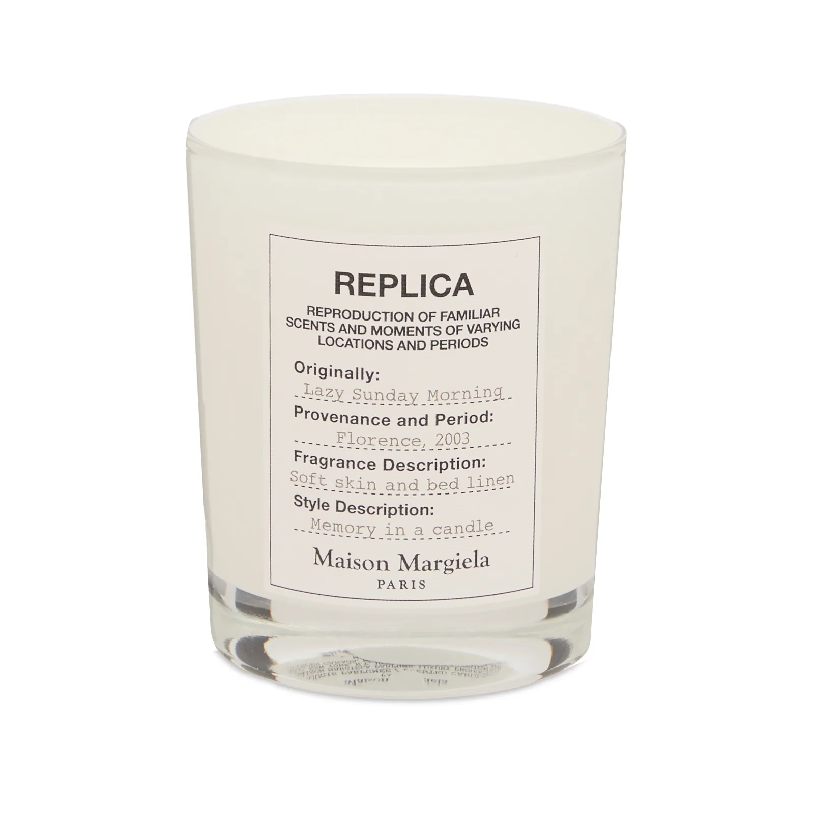Maison Margiela Replica Lazy Sunday Candle