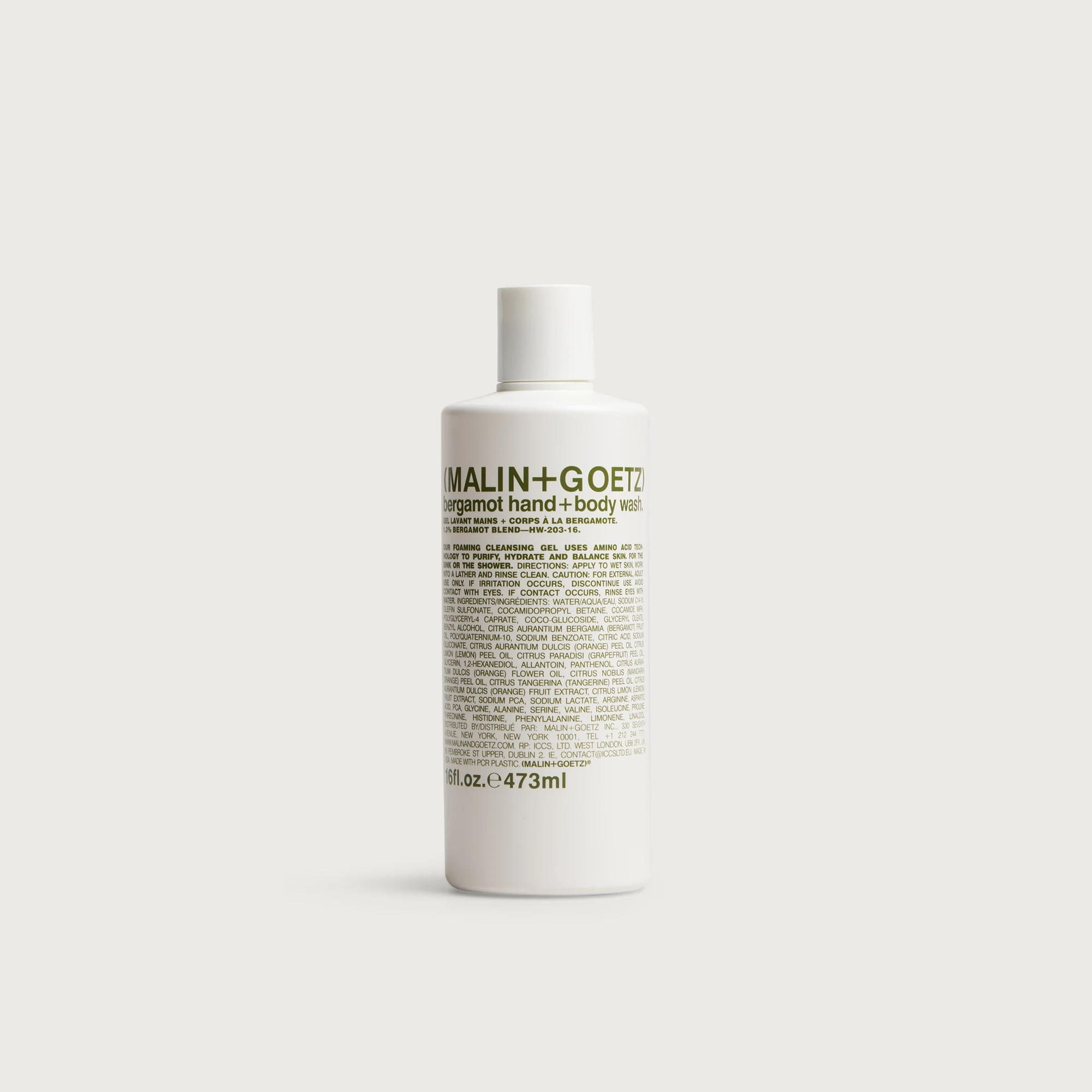 Malin + Goetz Bergamot Body Wash