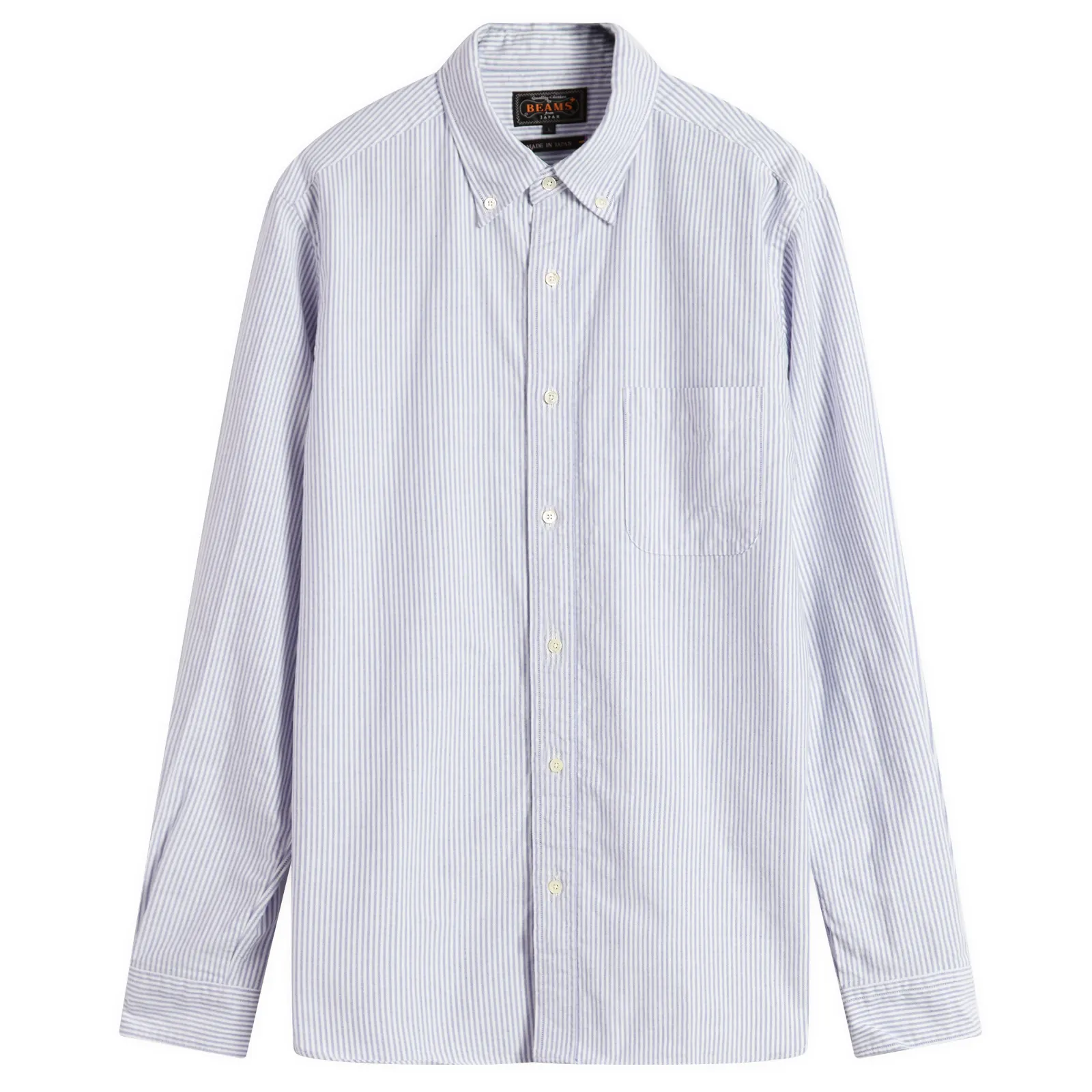Beams Plus Button Down Candy Stripe Shirt
