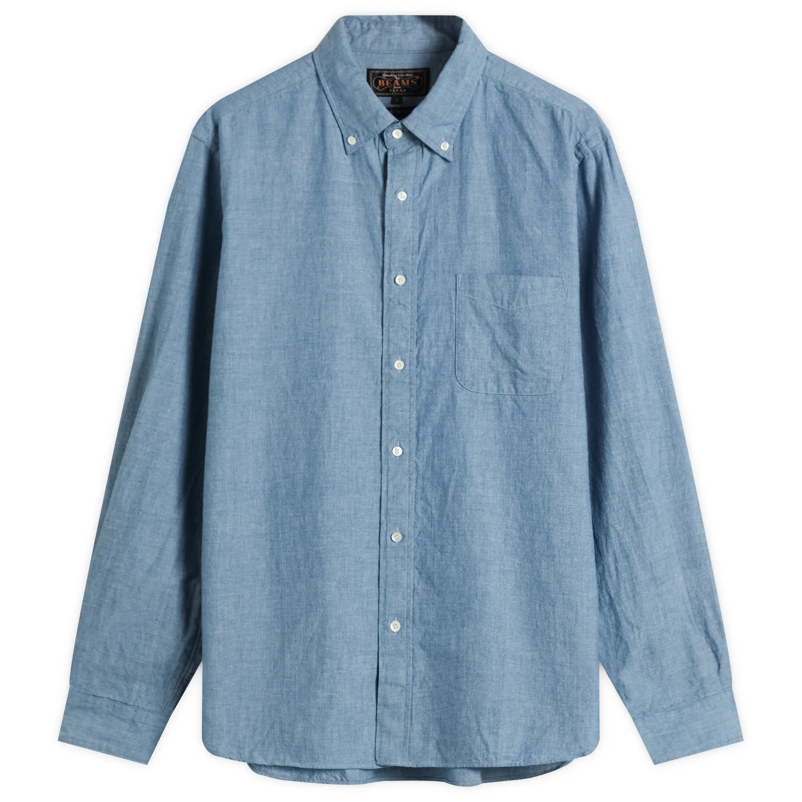 Beams Plus Button Down Chambray Shirt