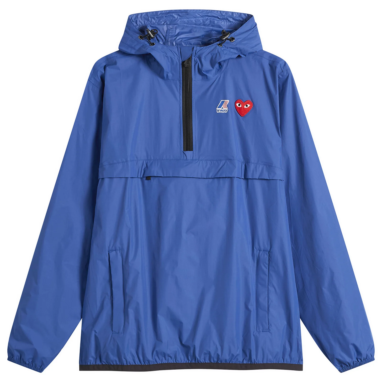 Comme des Garçons Play x K-Way Half Zip Packable Jacket