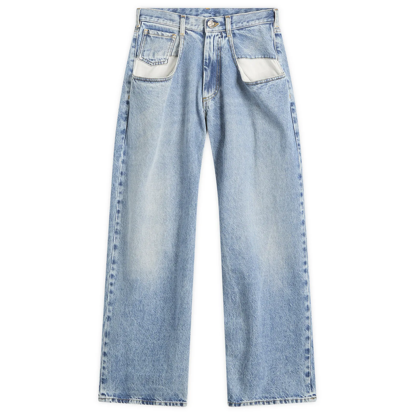 Maison Margiela 5 Pockets Contrast Boyfriend Jeans