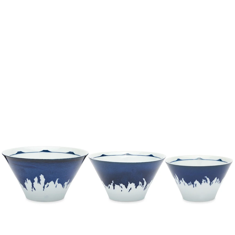BEAMS JAPAN Mt Fuji Bowl - Set of 3
