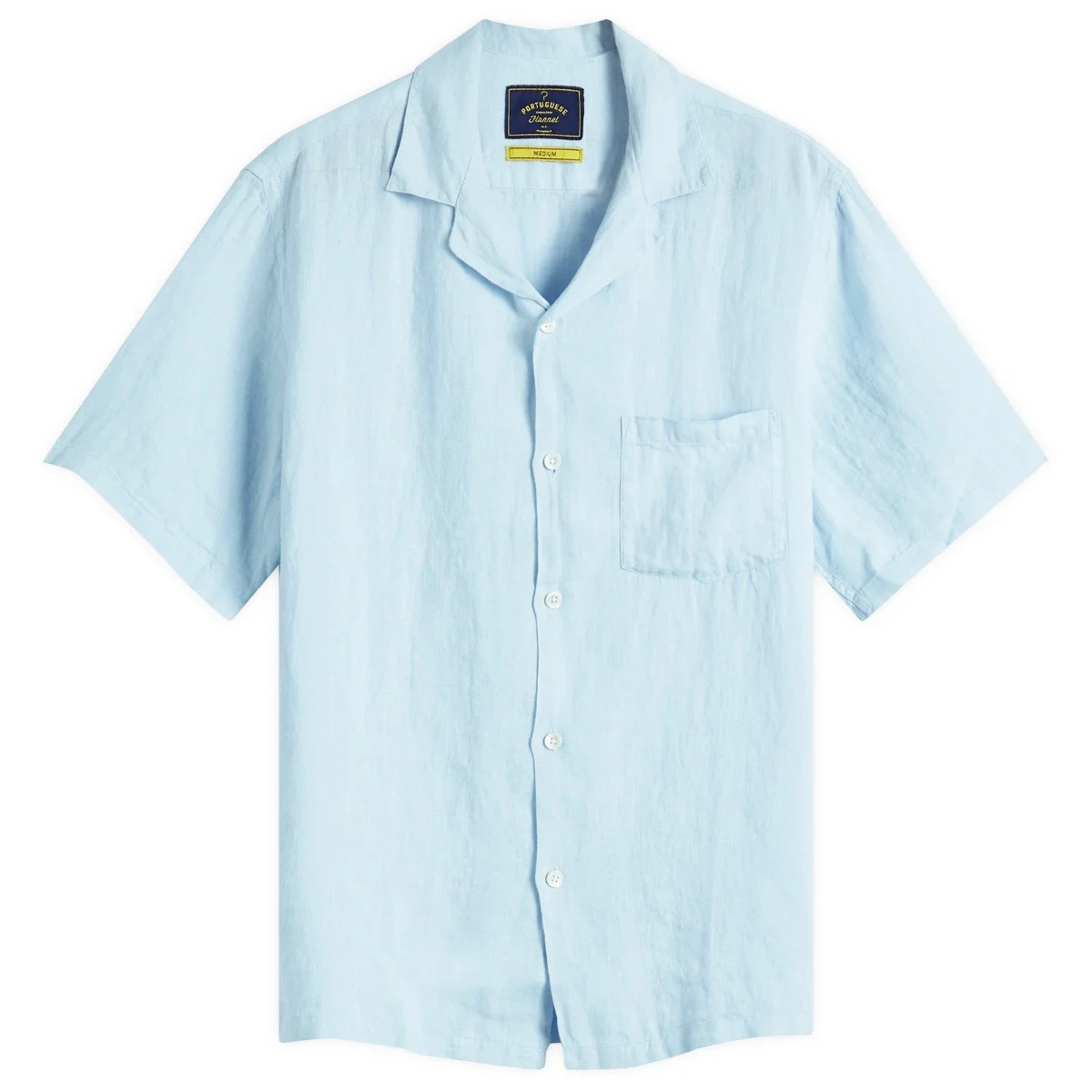 Portuguese Flannel Linen Camp Vacation Shirt