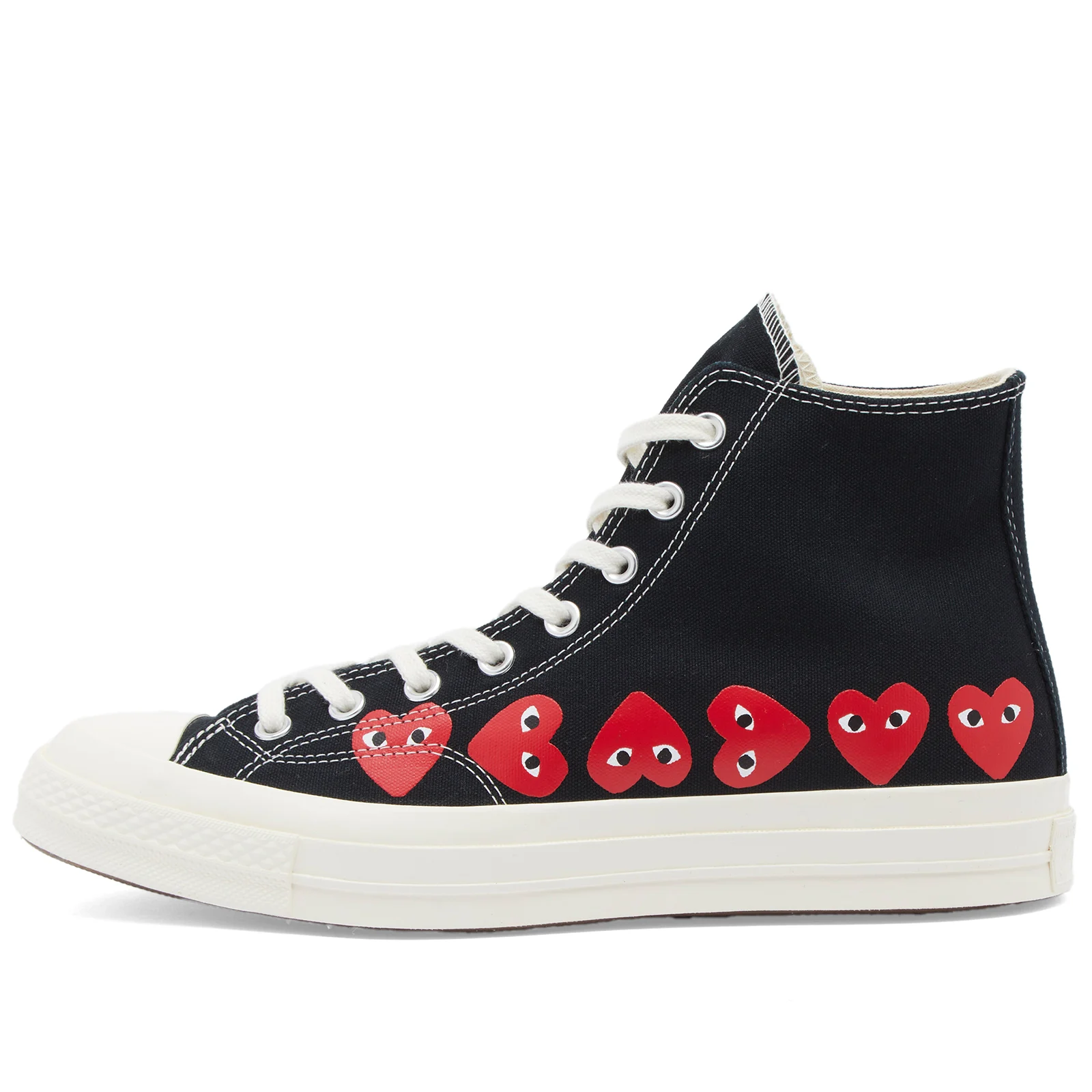 Comme des Garçons Play x Converse Multi Heart High Sneaker
