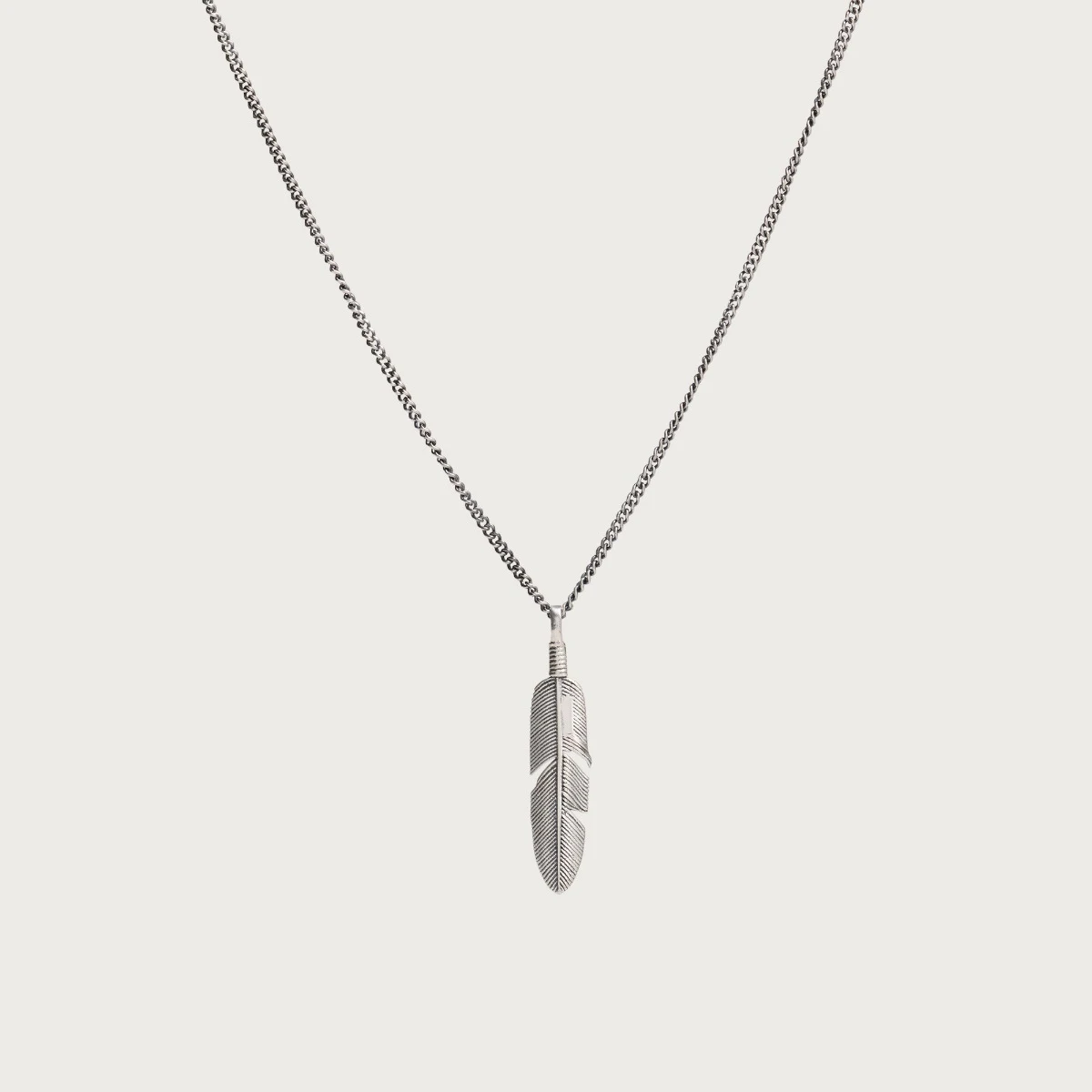 Serge DeNimes Ethereal Feather Necklace