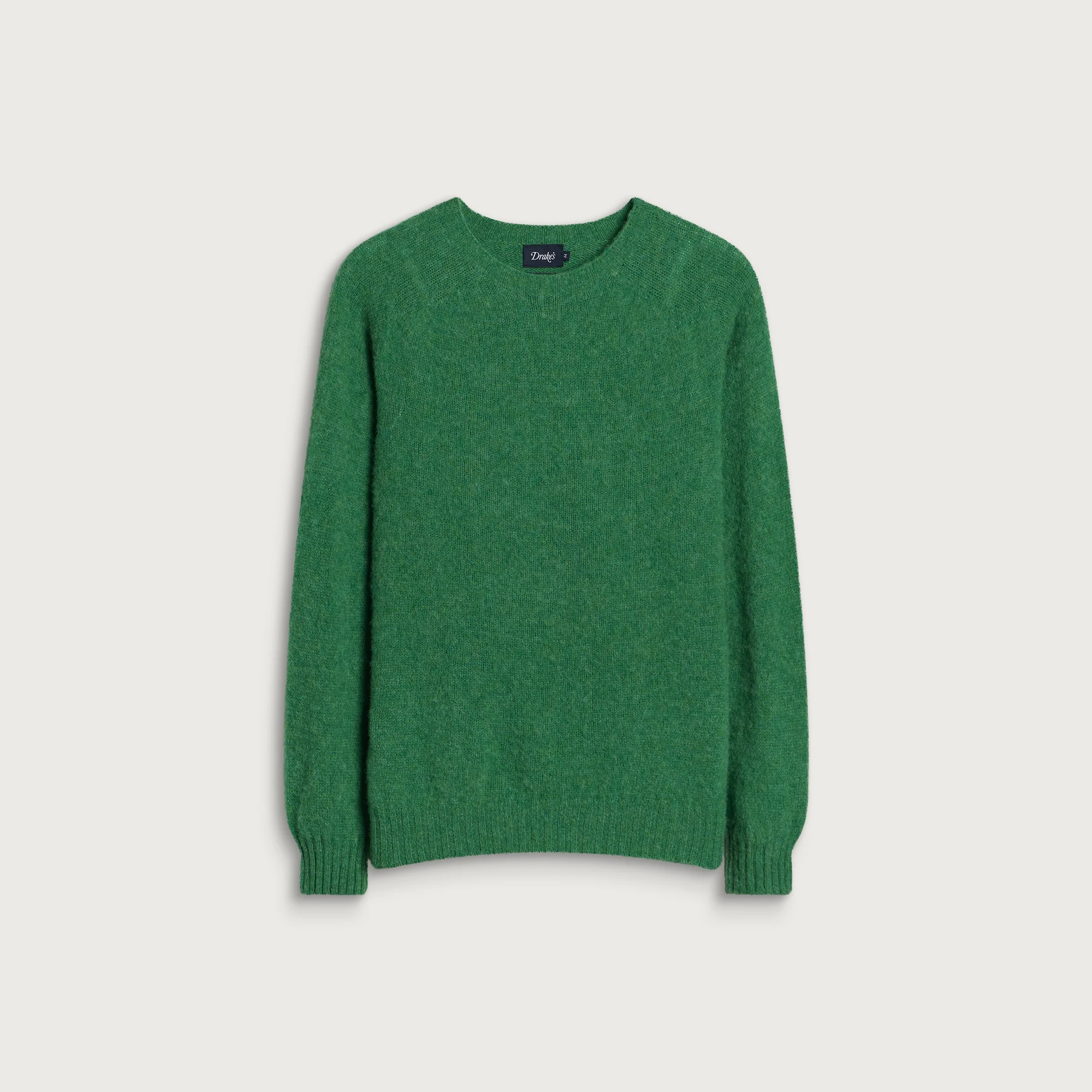 Drake's Brushed Shetland Crew Knit