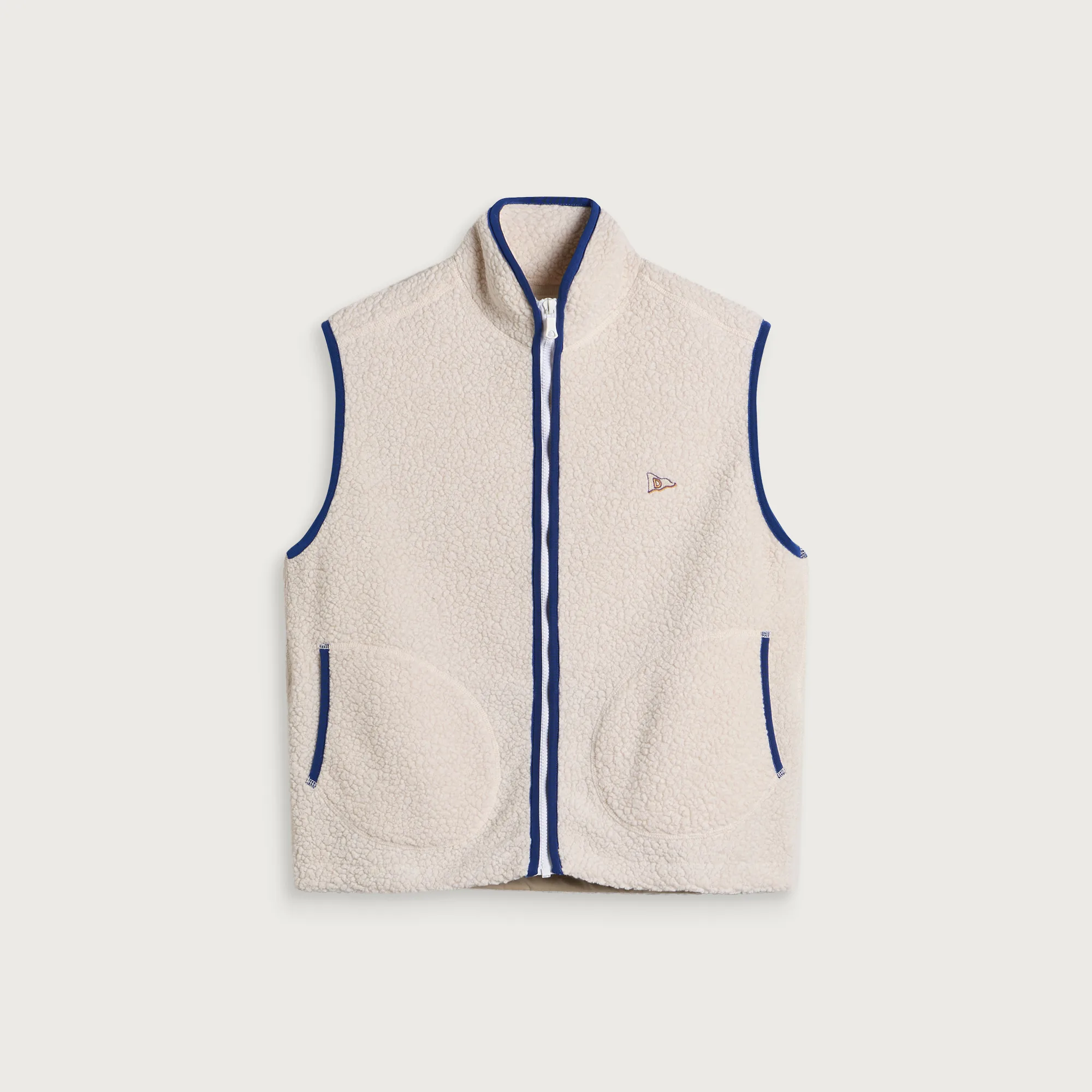Drake's Boucle Wool Fleece Vest