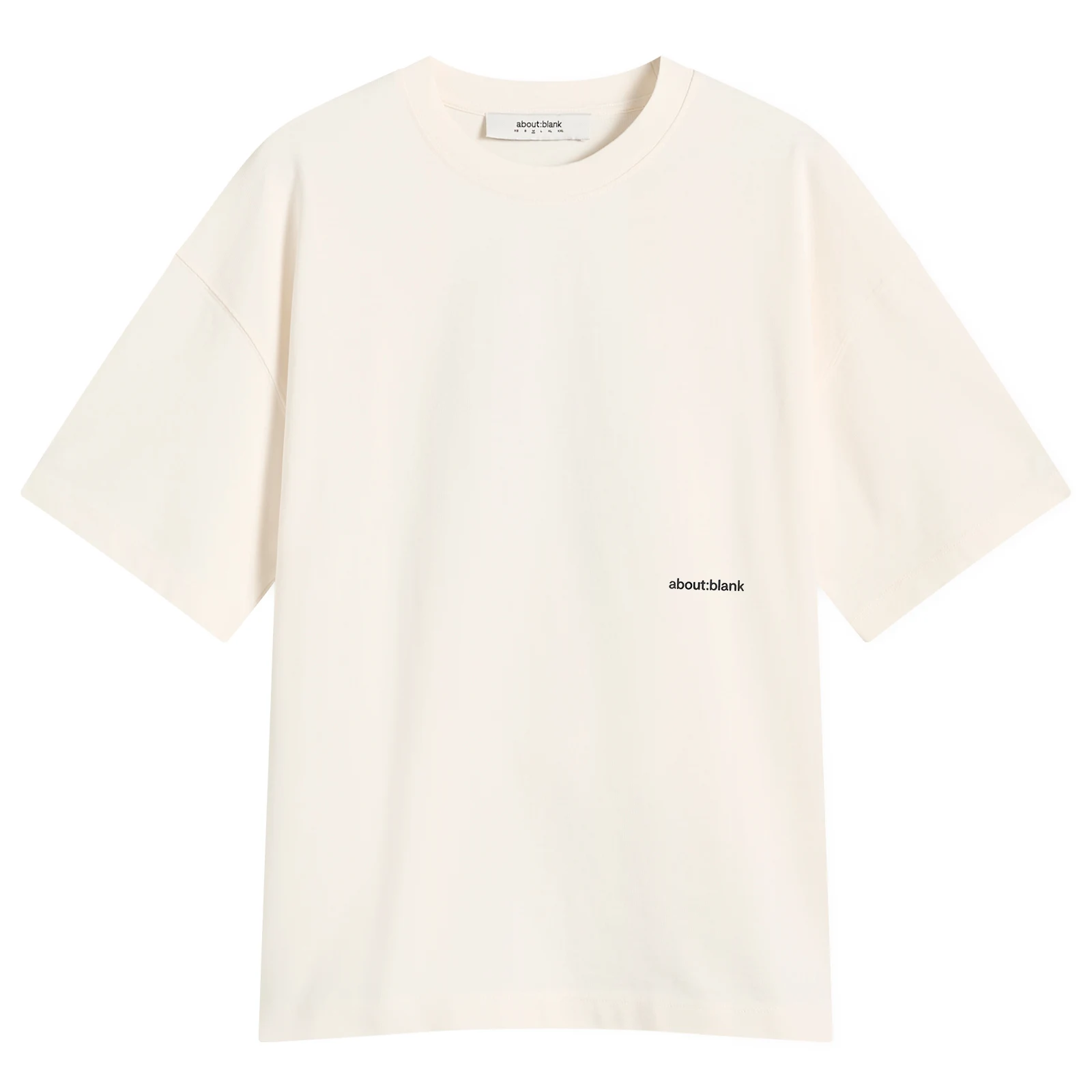 about:blank Box Logo T-Shirt