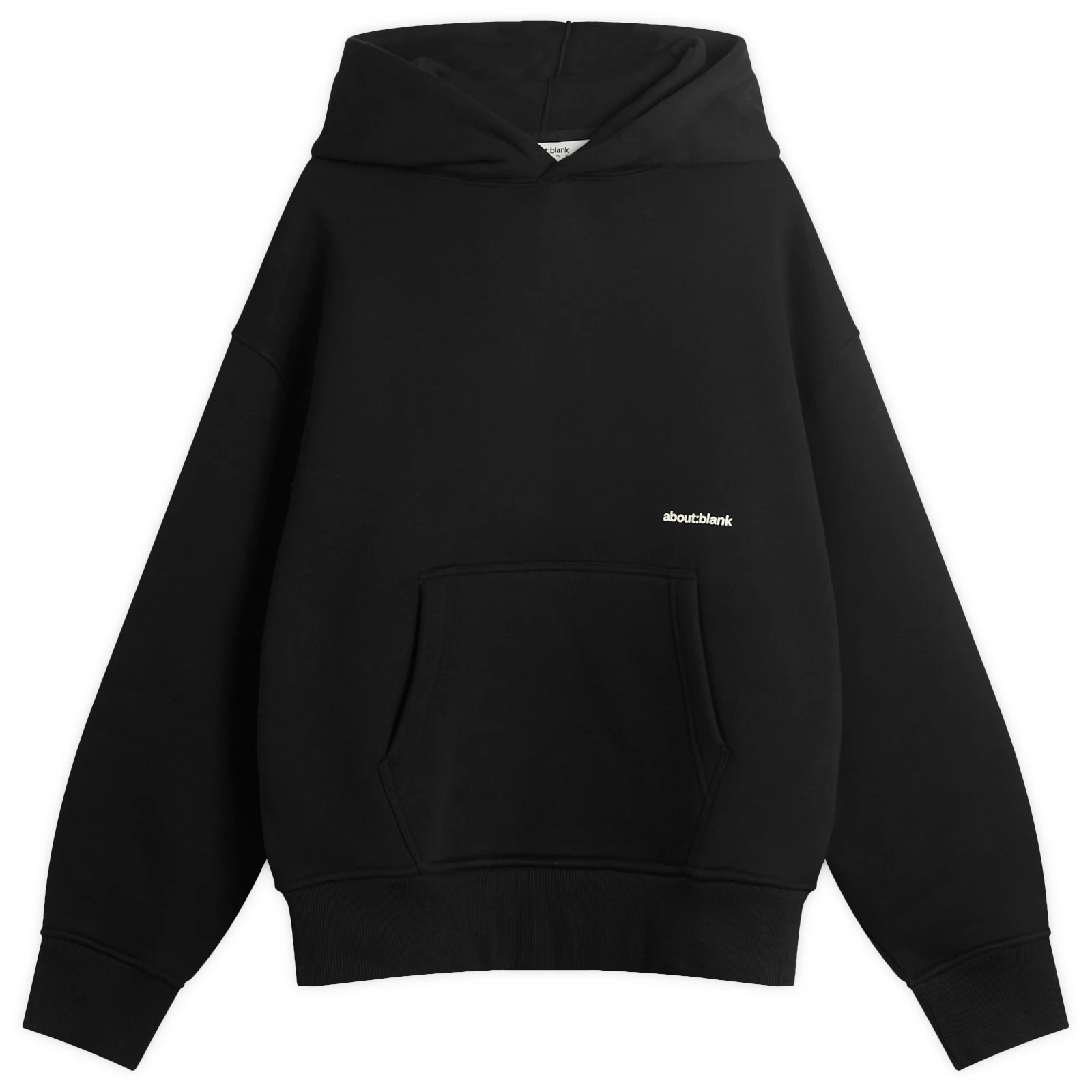 about:blank Box Logo Hoodie