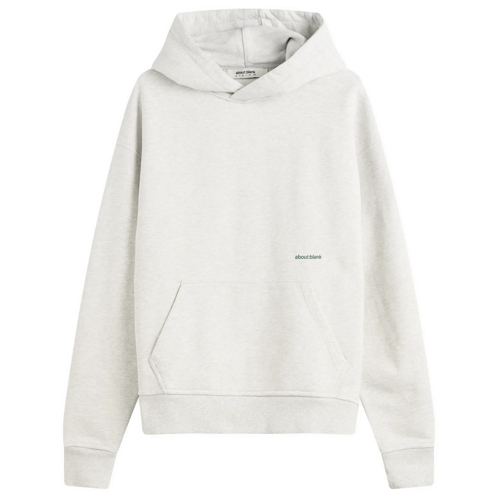 about:blank Box Logo Hoodie