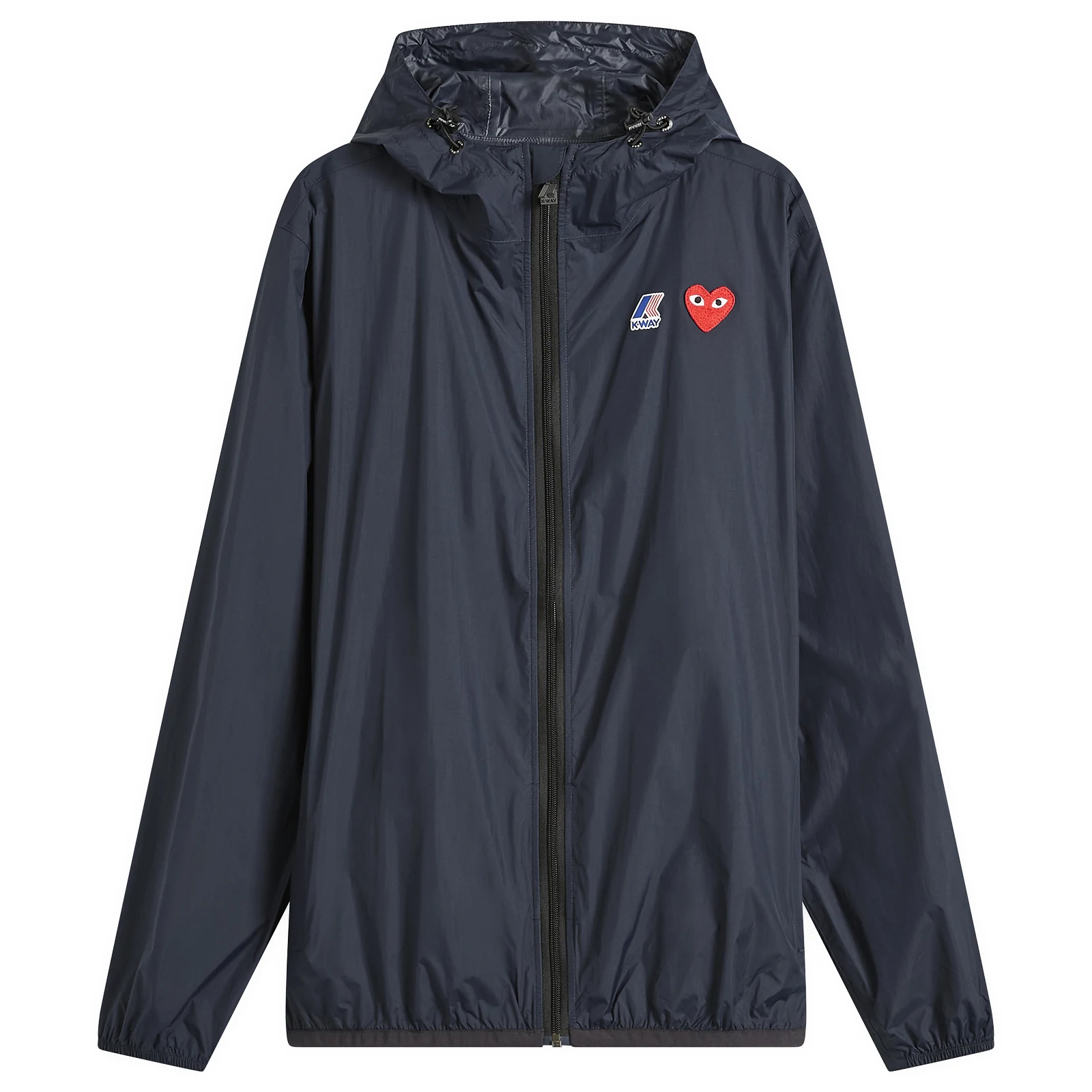 Comme des Garçons Play x K-Way Full Zip Packable Jacket