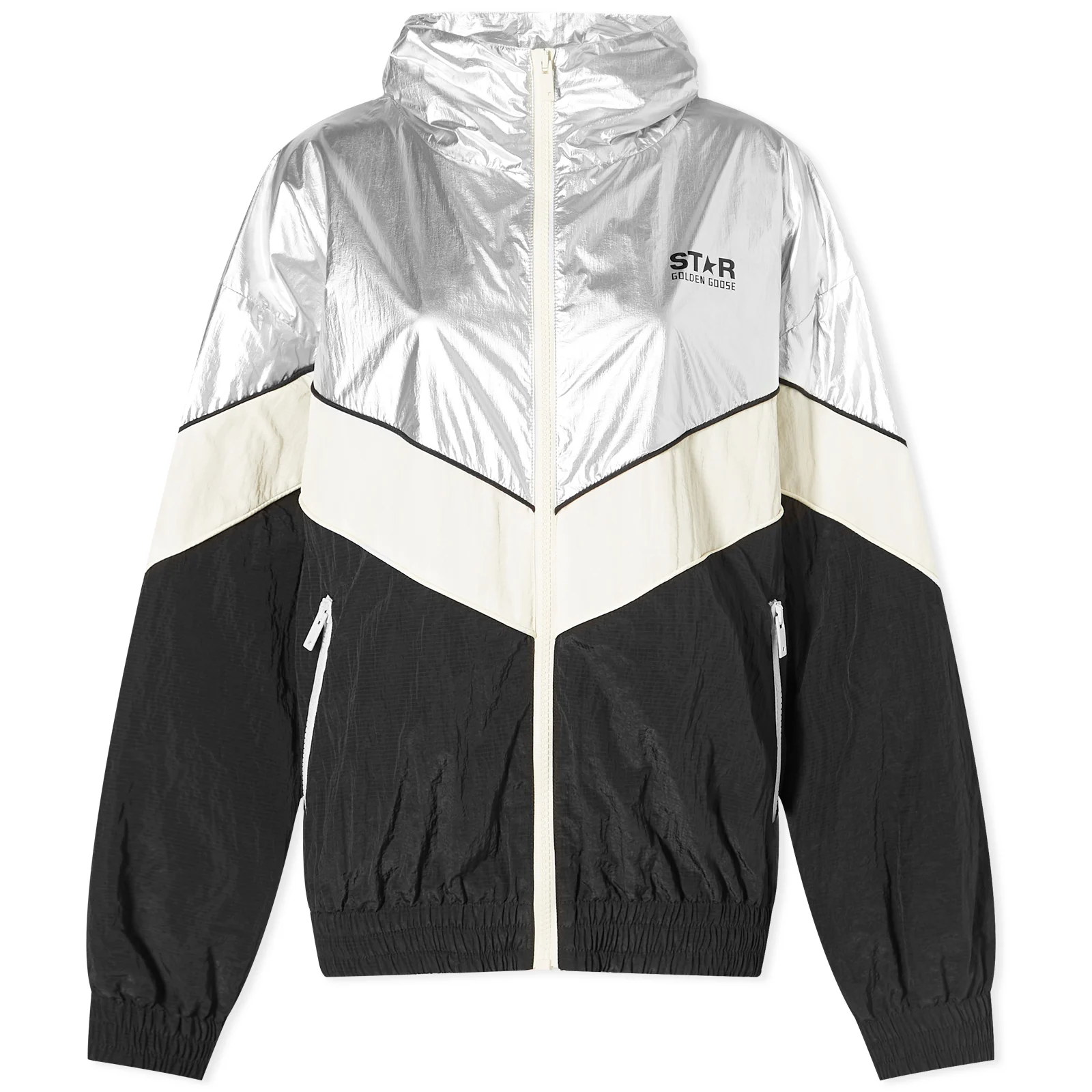 Golden Goose Star Patchwork Windbreaker