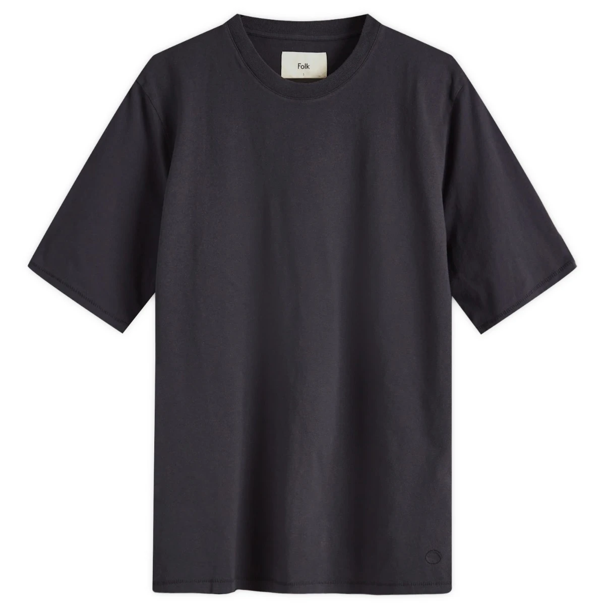 Folk Contrast Sleeve T-Shirt