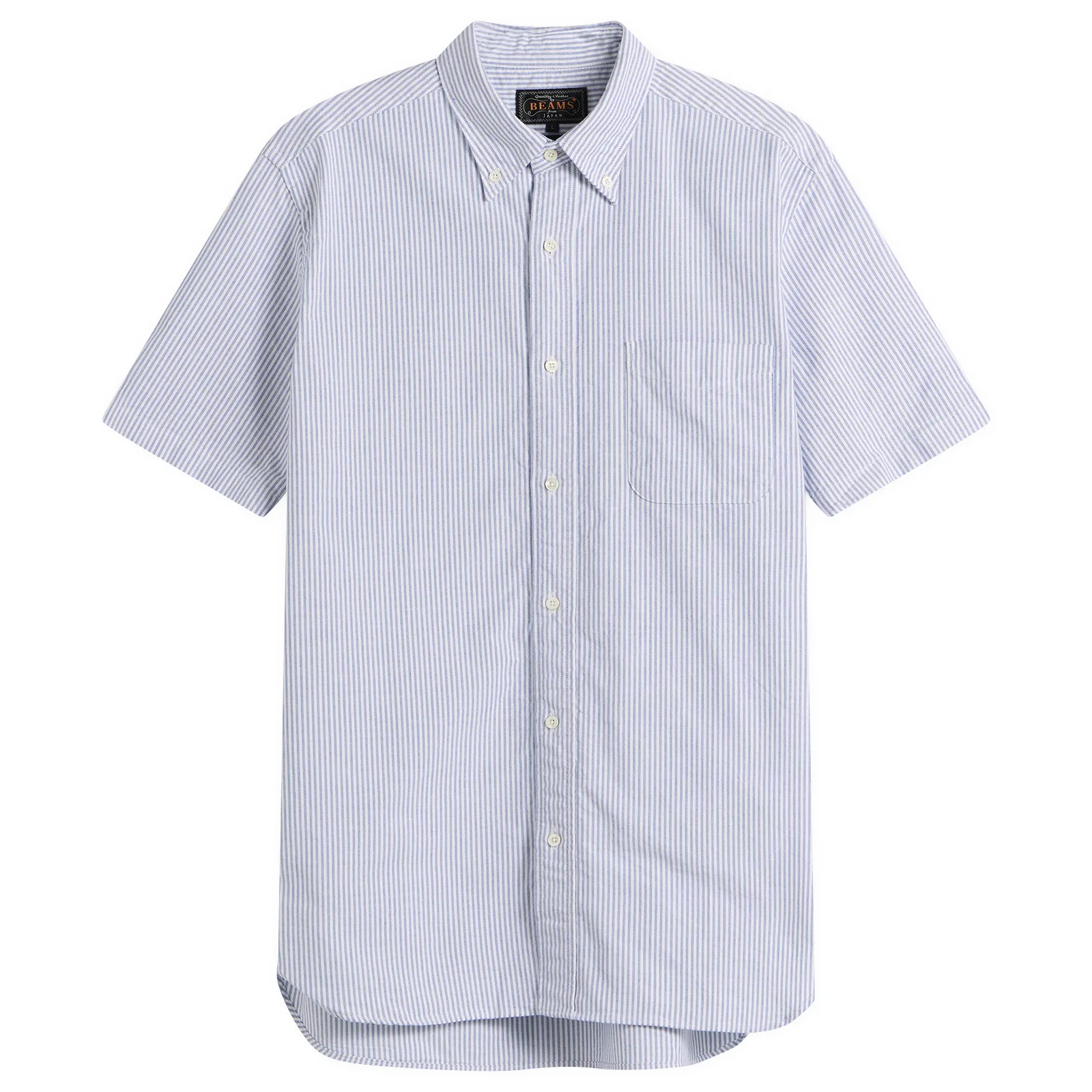 Beams Plus Button Down Short Sleeve Shirt
