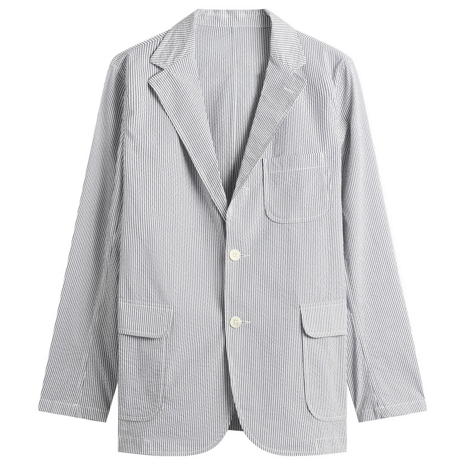 Beams Plus 3 Button COOLMAX® Seersucker Blazer