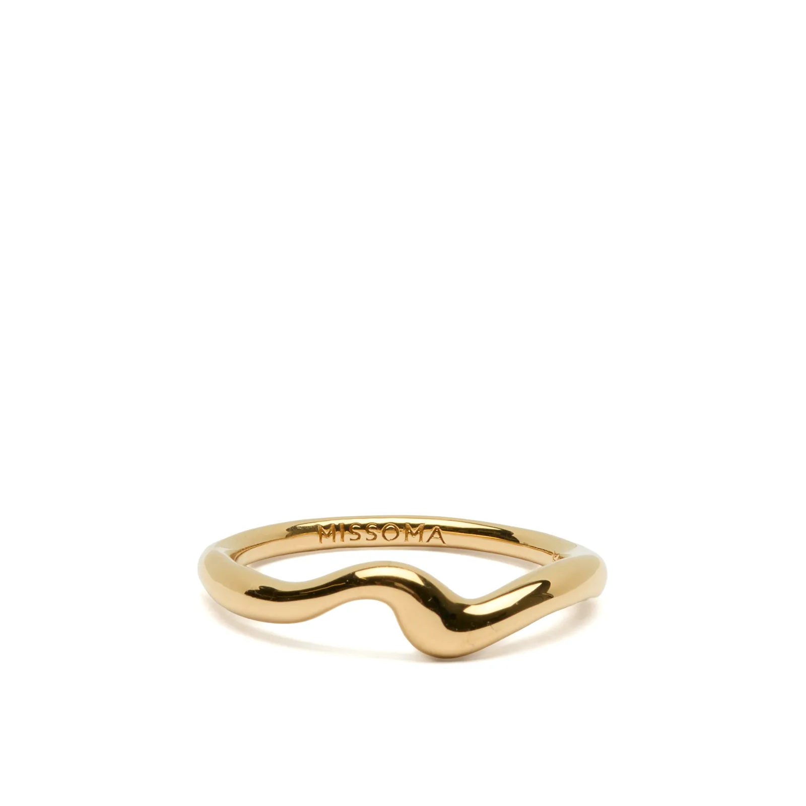 Missoma Molten Wave Stacking Ring