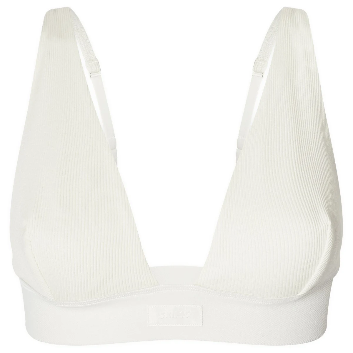 SKIMS Cotton Rib Plunge Bralette