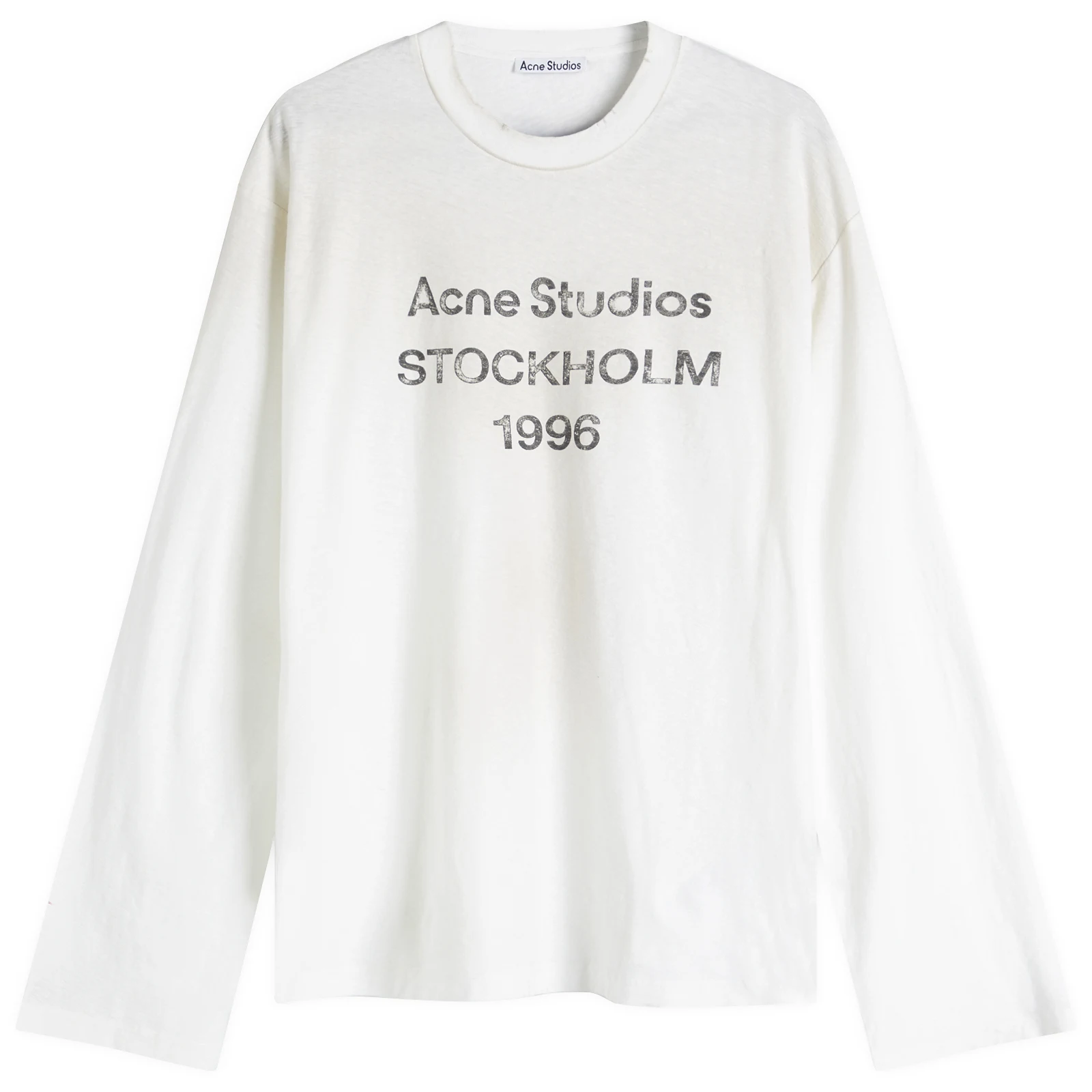 Acne Studios Edden 1996 Logo Long Sleeve T-Shirt