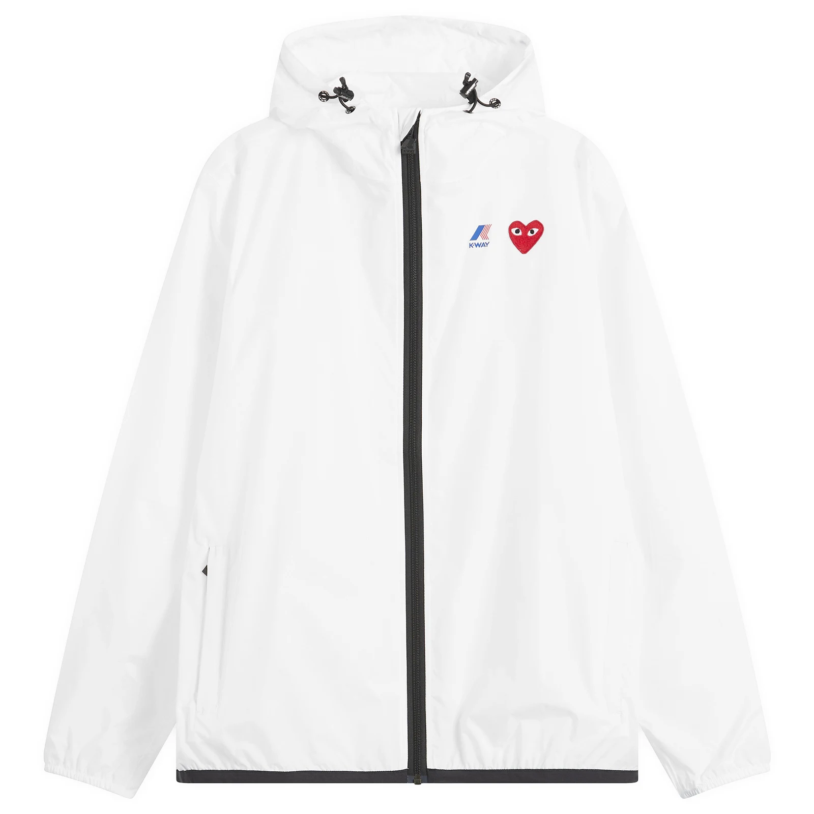 Comme des Garçons Play x K-Way Full Zip Packable Jacket