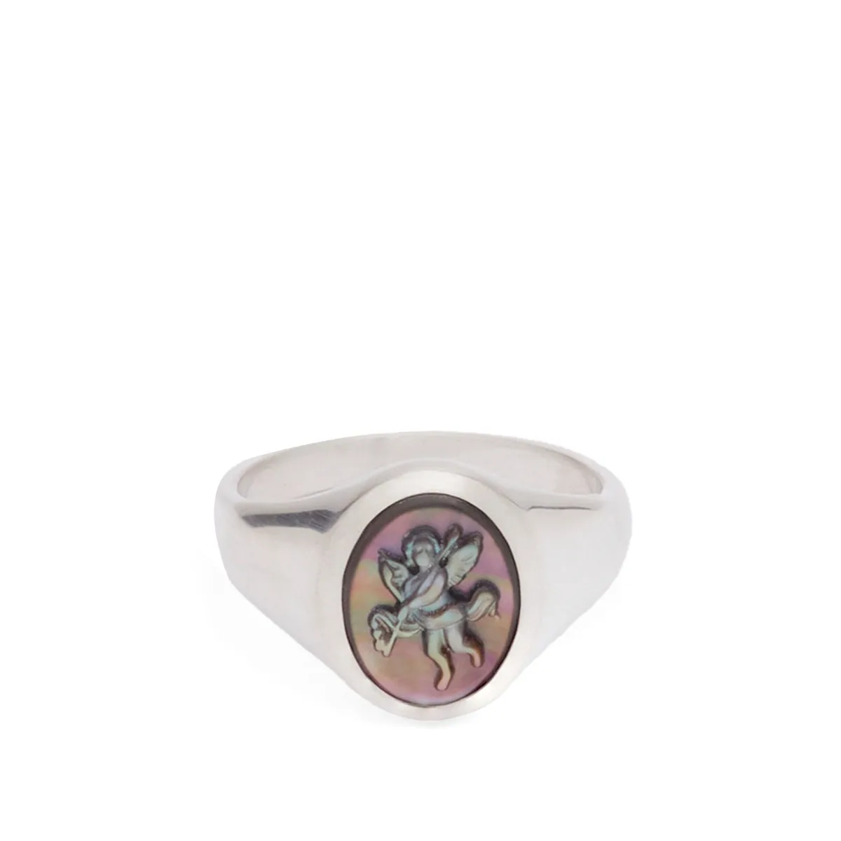 Serge DeNimes Cherub Cameo Ring