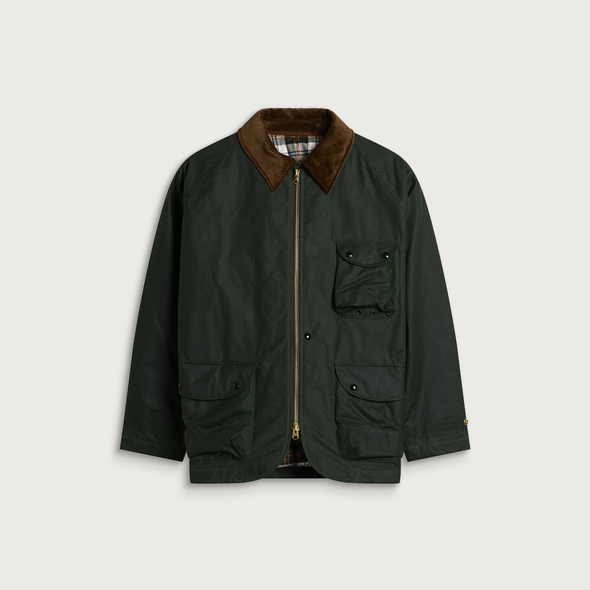 Drake's Waxed Coverall Jacket