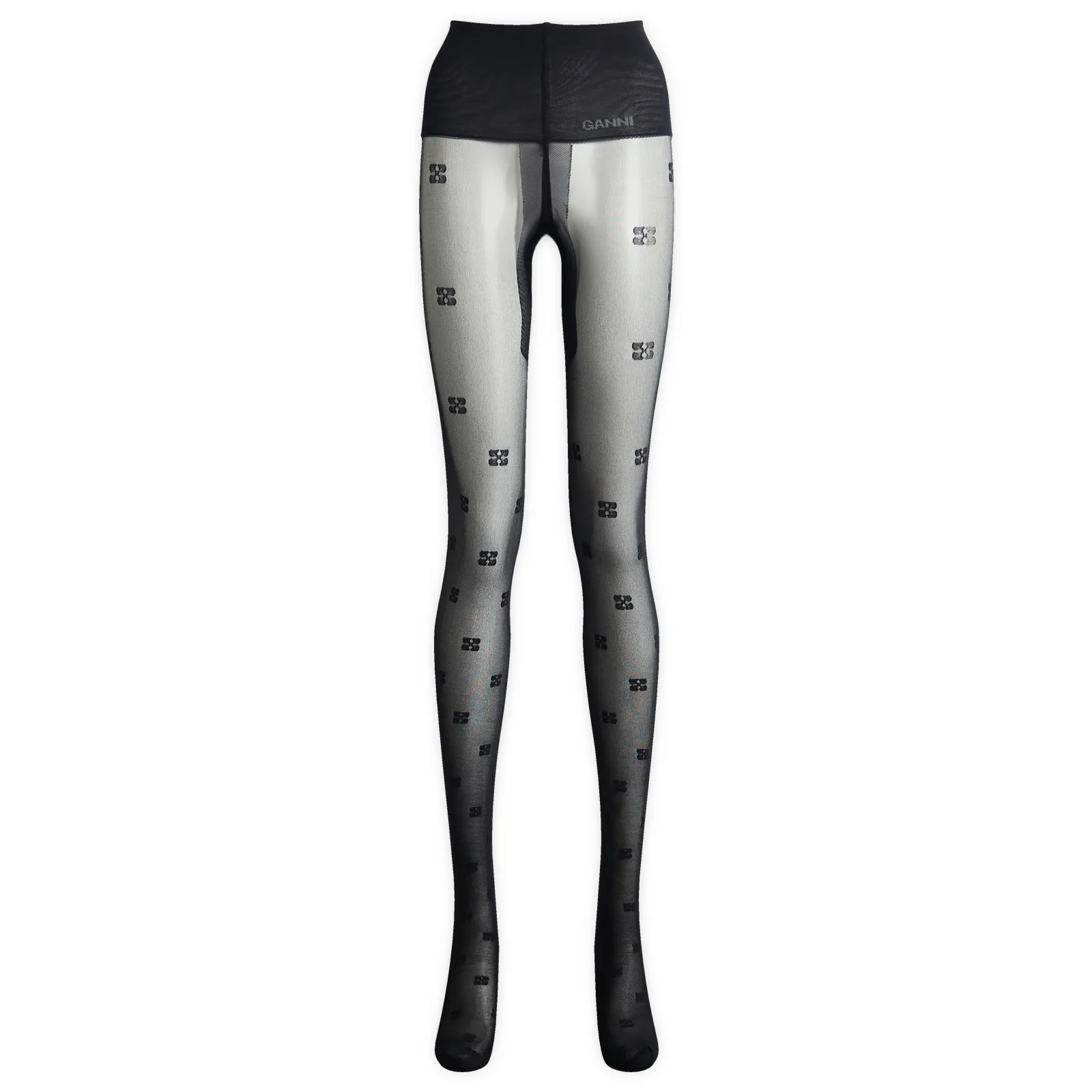 GANNI Butterfly Lace Tights