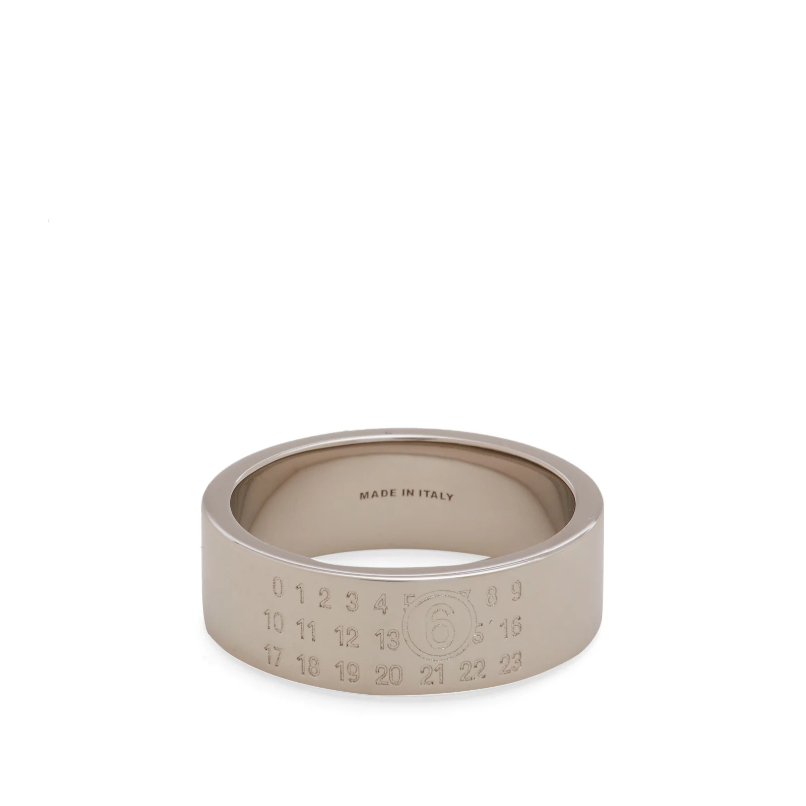 MM6 Maison Margiela Minimal Logo 8mm Ring