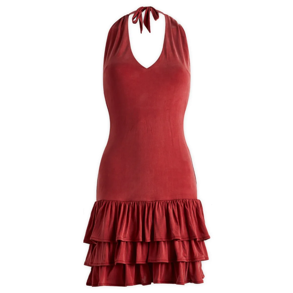 Peachy Den Kylie Halter Mini Dress
