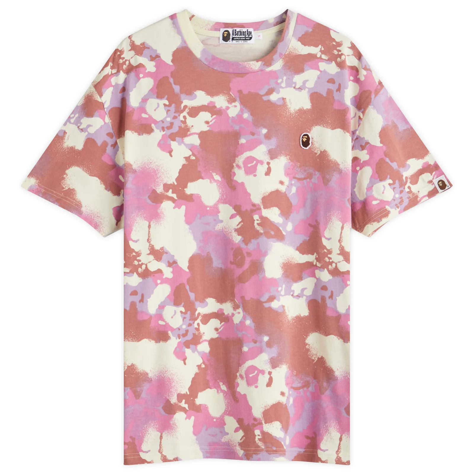 A Bathing Ape Map Camo Oversized T-Shirt
