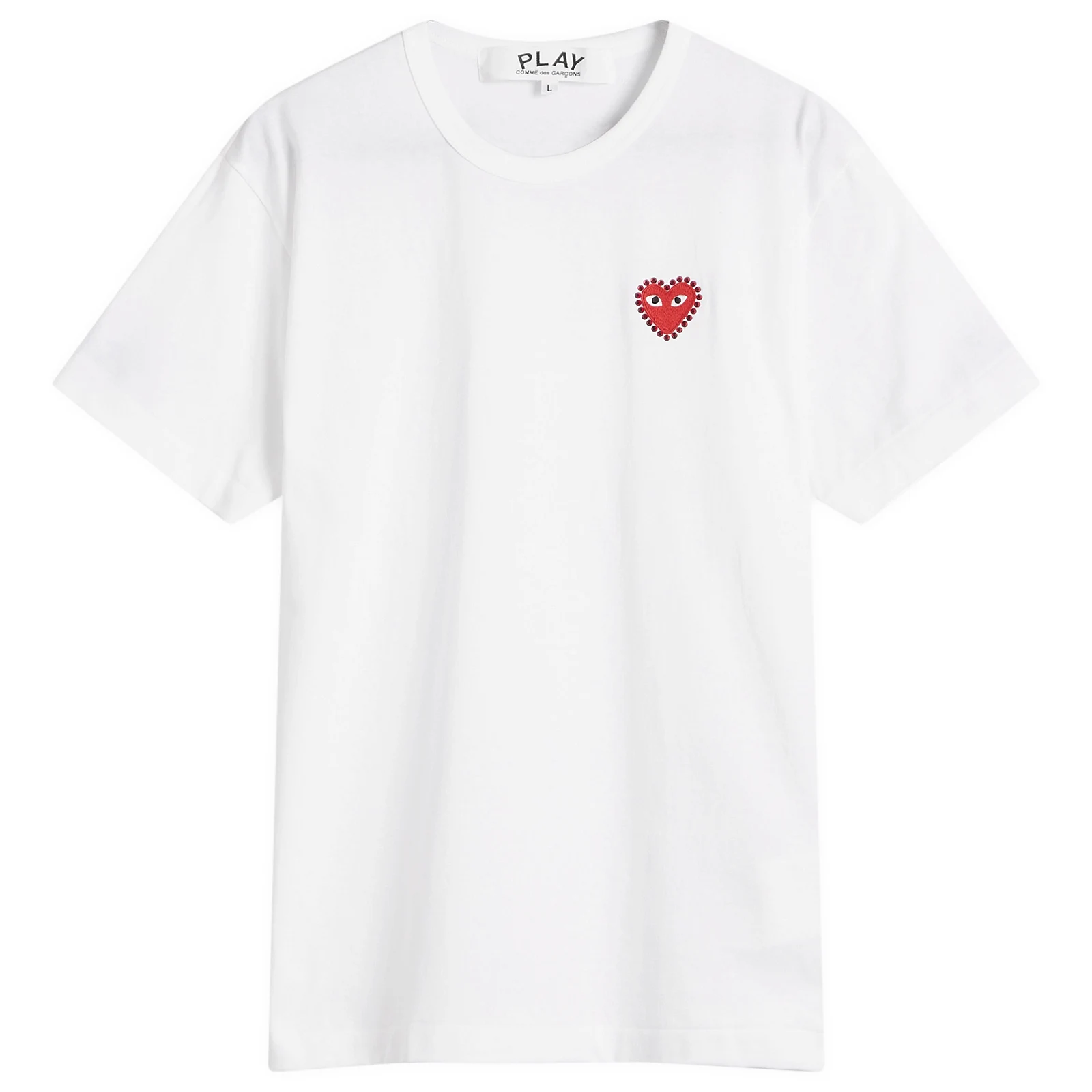 Comme des Garçons Play Studded Heart T-Shirt