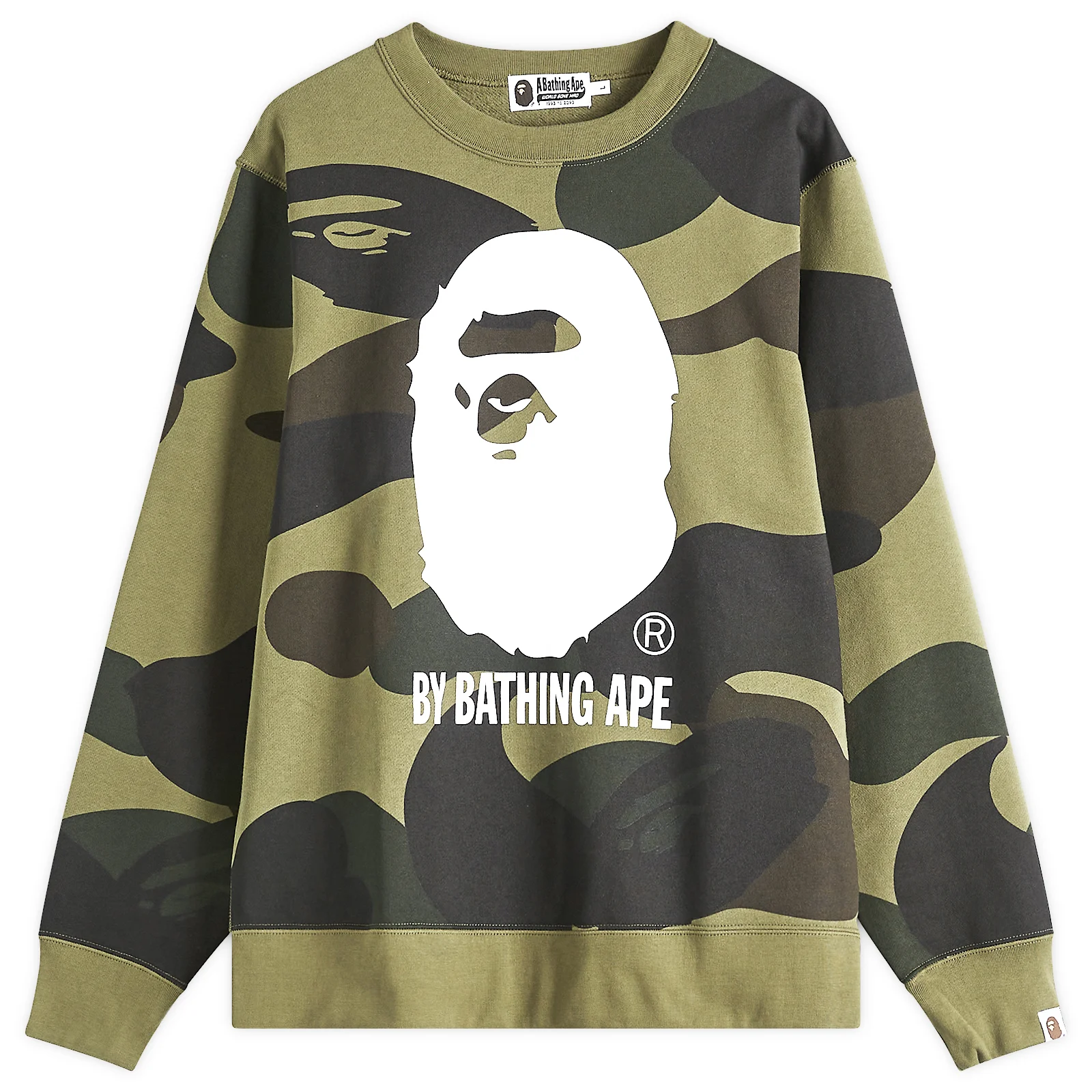 A Bathing Ape Giant 1St Camo By Bathing Ape Crew Sweatshirt