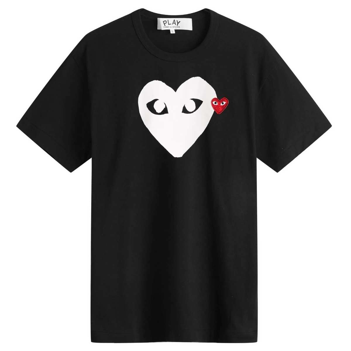 Comme des Garçons Play Double Heart Logo T-Shirt