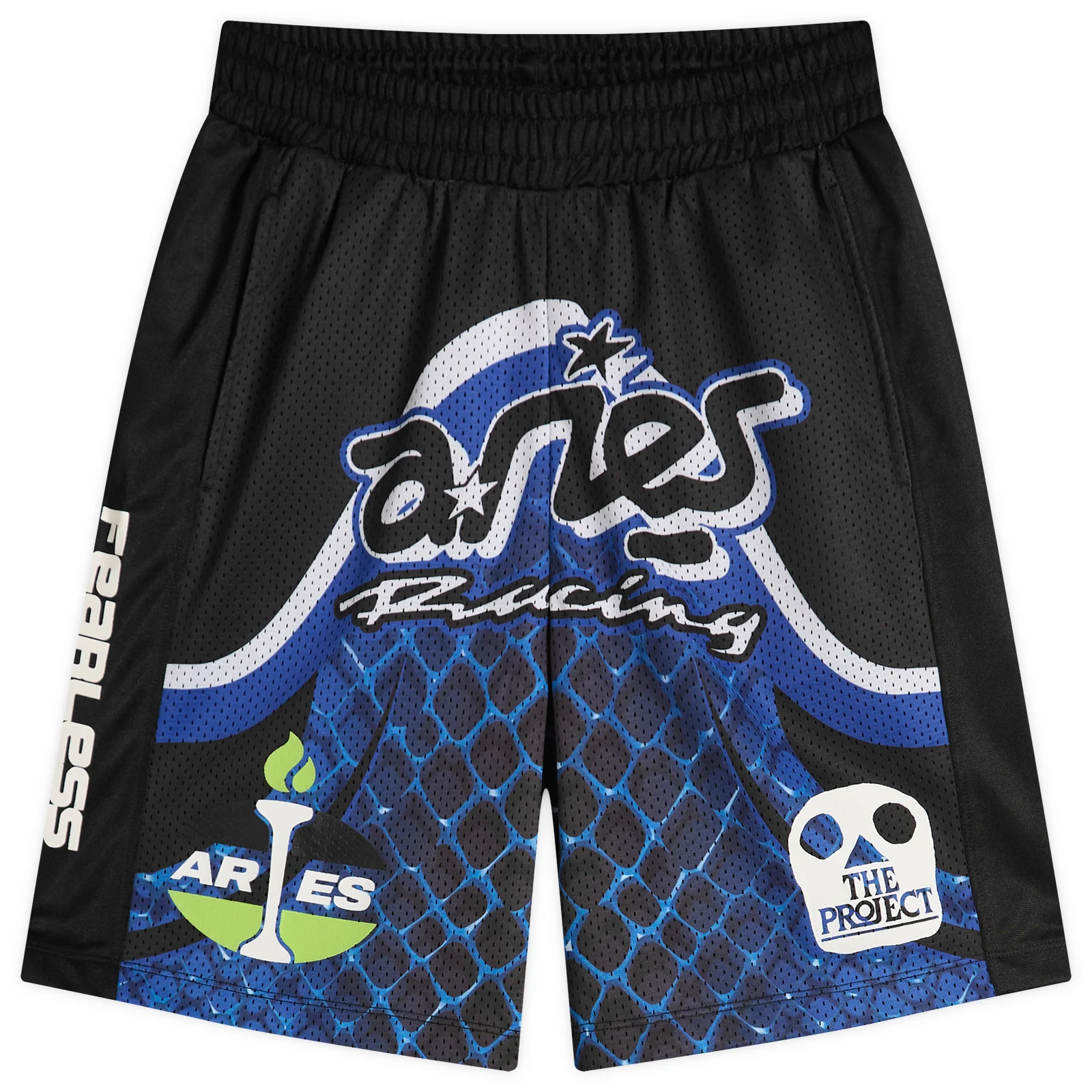 END. x Aries Moto Dodgem Airtex Short