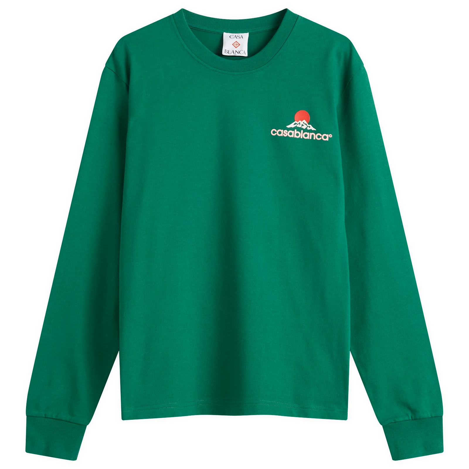 Casablanca Montagne Printed Long Sleeve T-Shirt