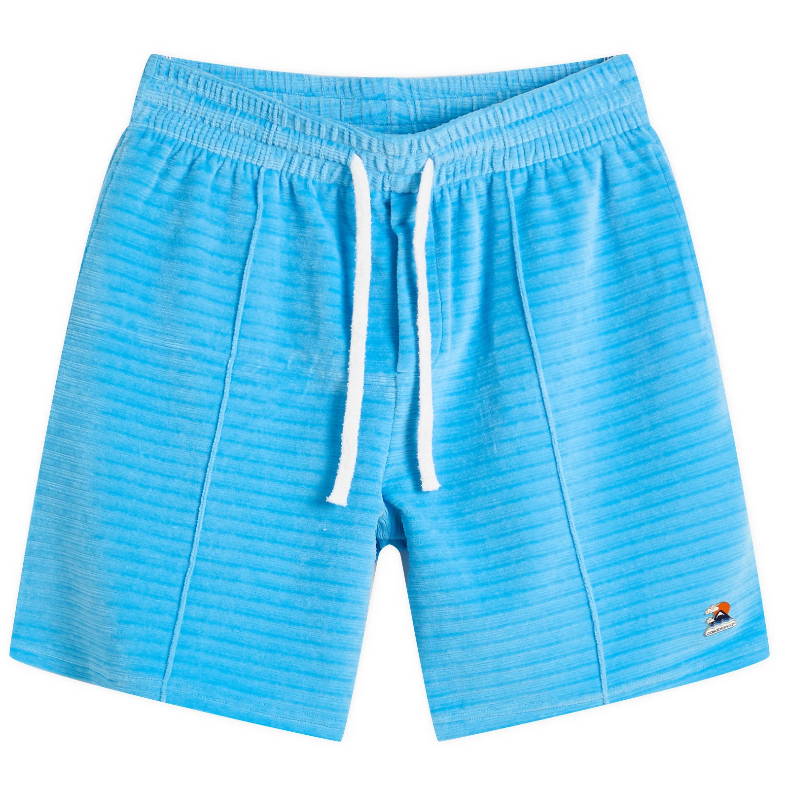 Casablanca Velour Pintuck Shorts