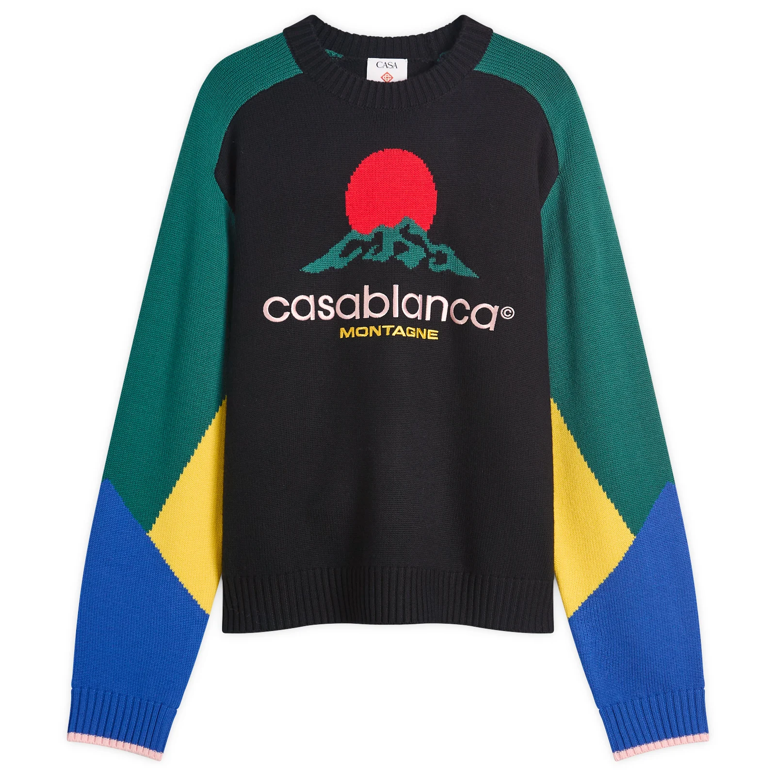 Casablanca Intarsia Crew Monyagne Knit
