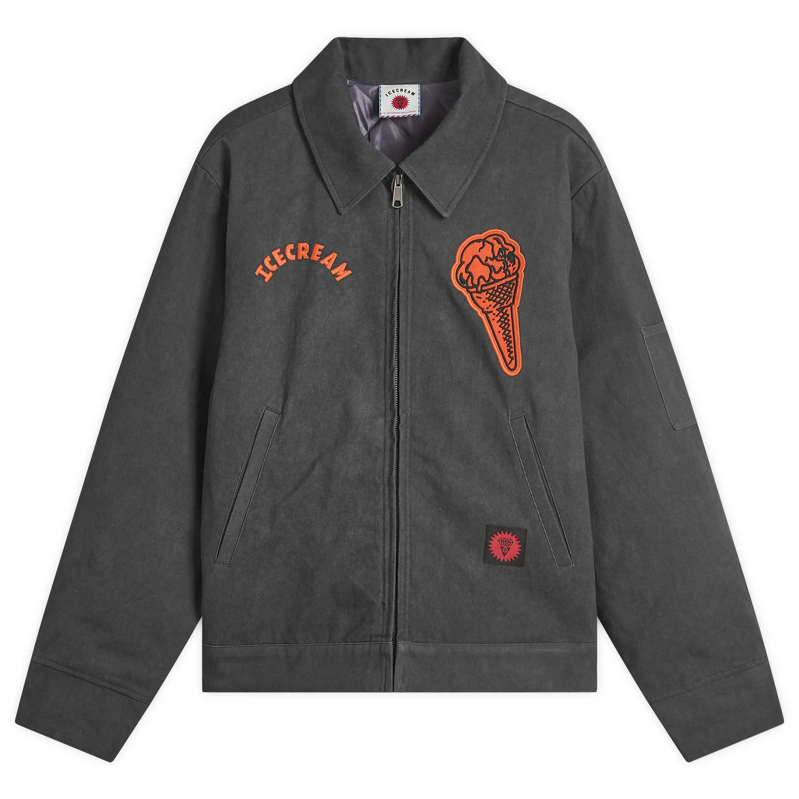 ICECREAM Cone Patch Work Jacket