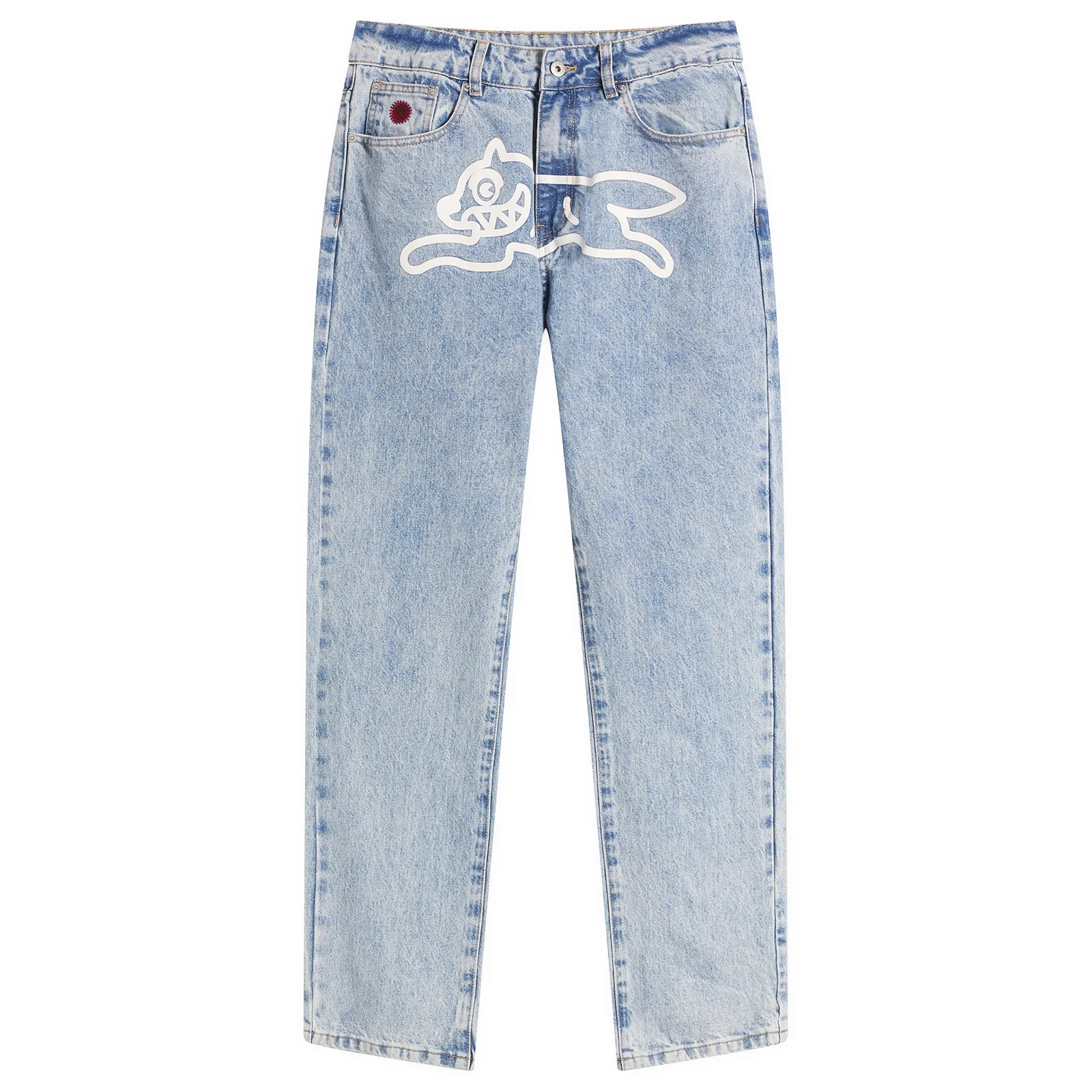 ICECREAM Running Dog Straight Leg Denim Jeans