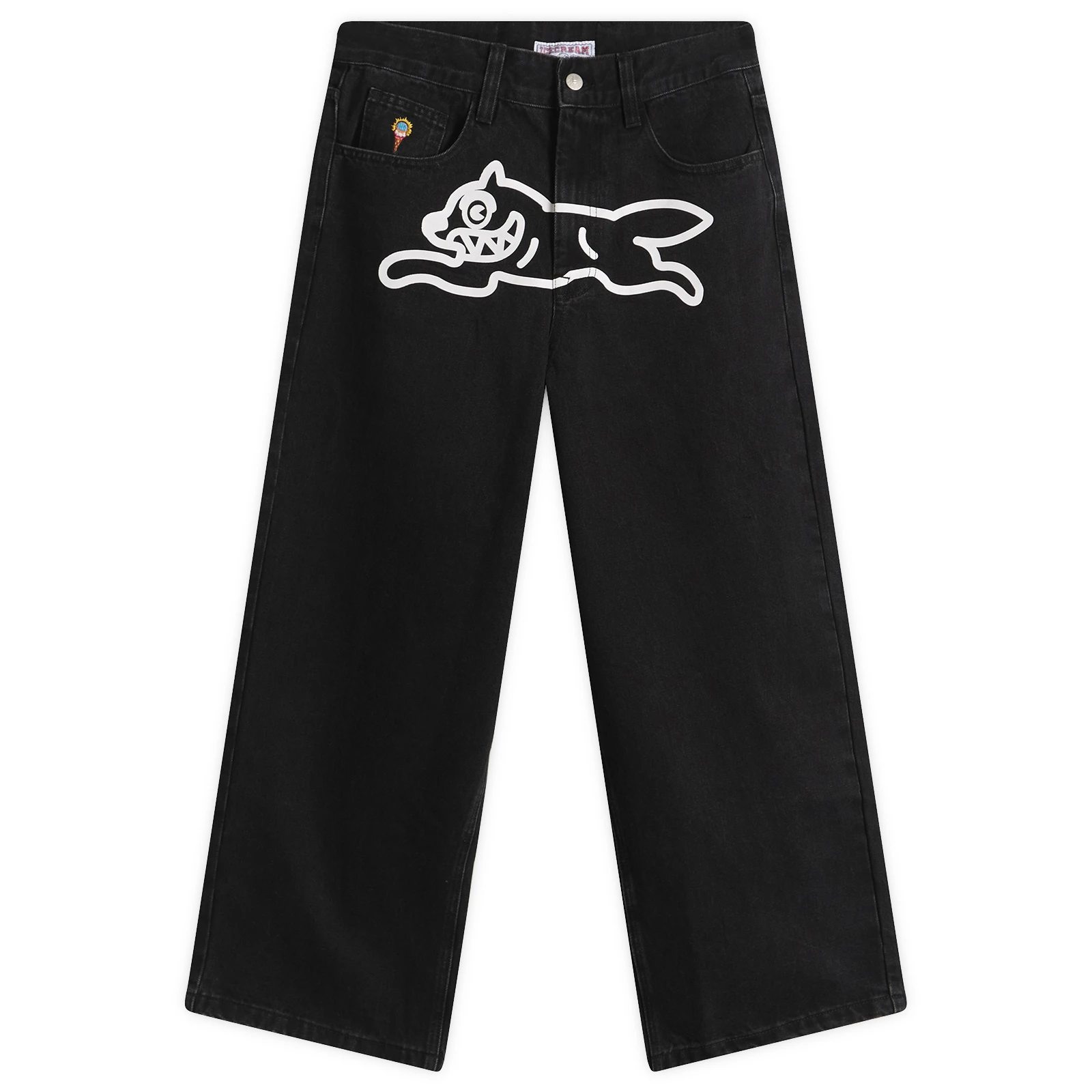 ICECREAM Running Dog Triple Scoop Wide Denim Jeans