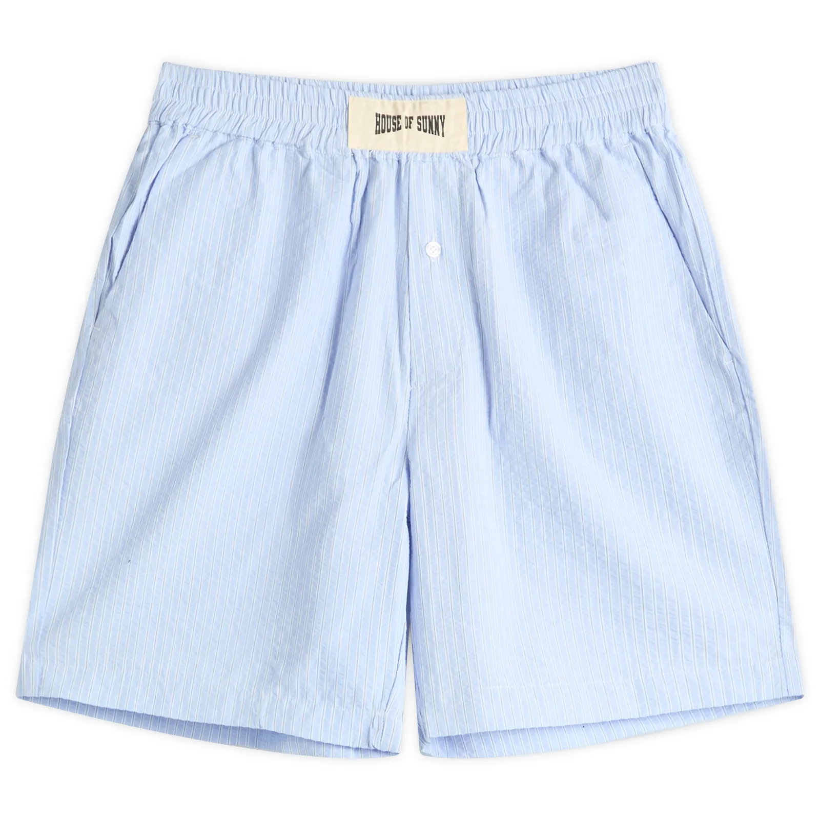 House of Sunny Seersucker Box Fit Shorts