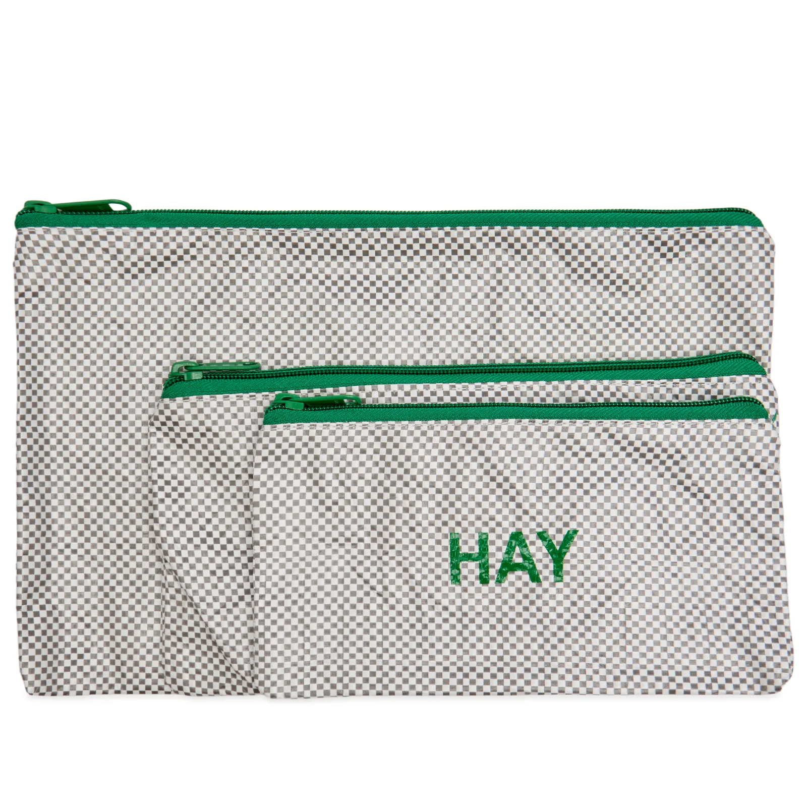 HAY Candy Mono Wash Bag - Flat Set of 3
