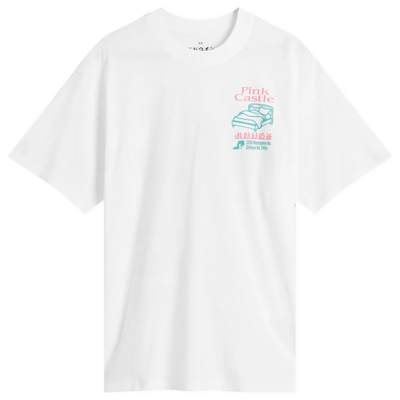 Edwin Pink Castle T-Shirt