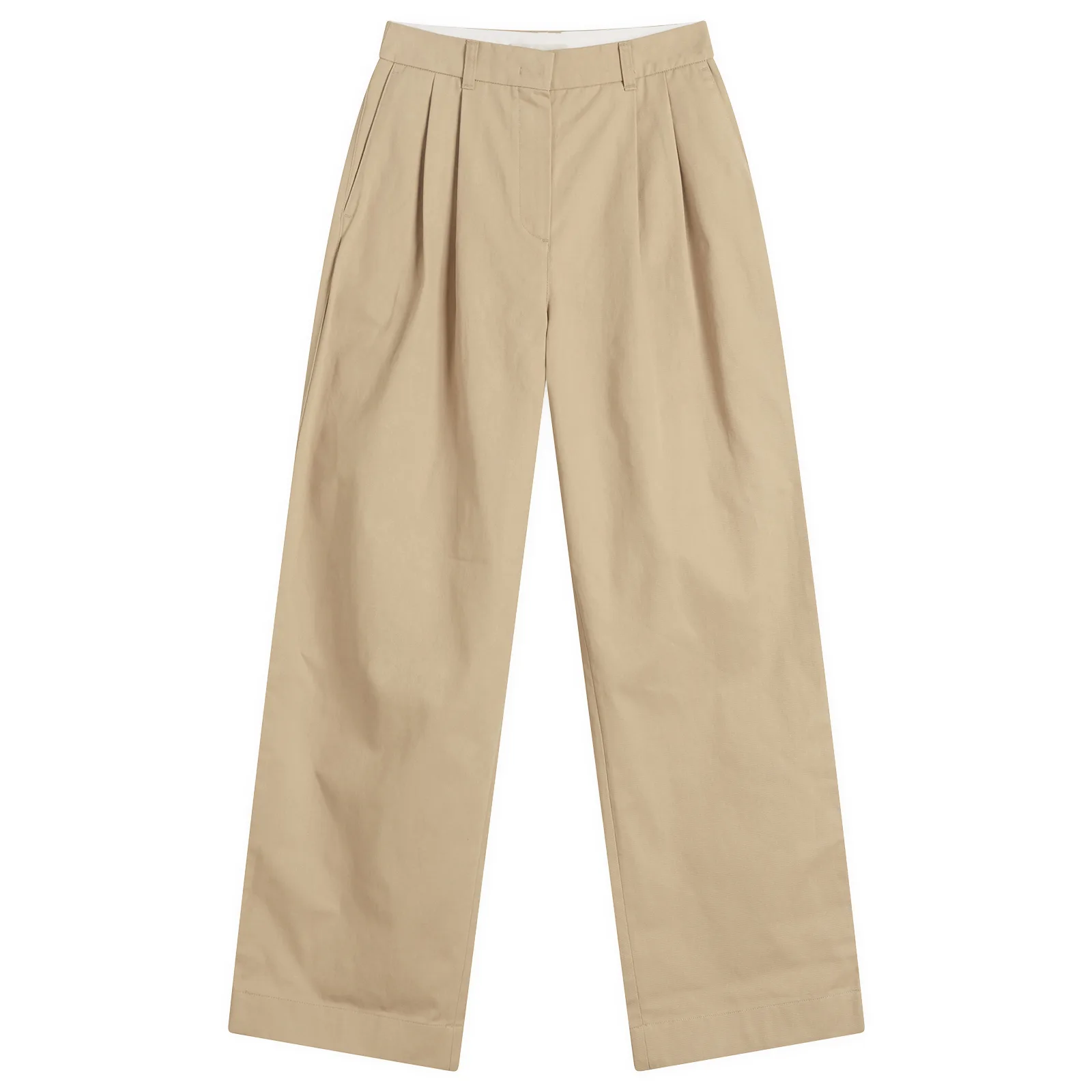 DUNST Wide Chino Trousers