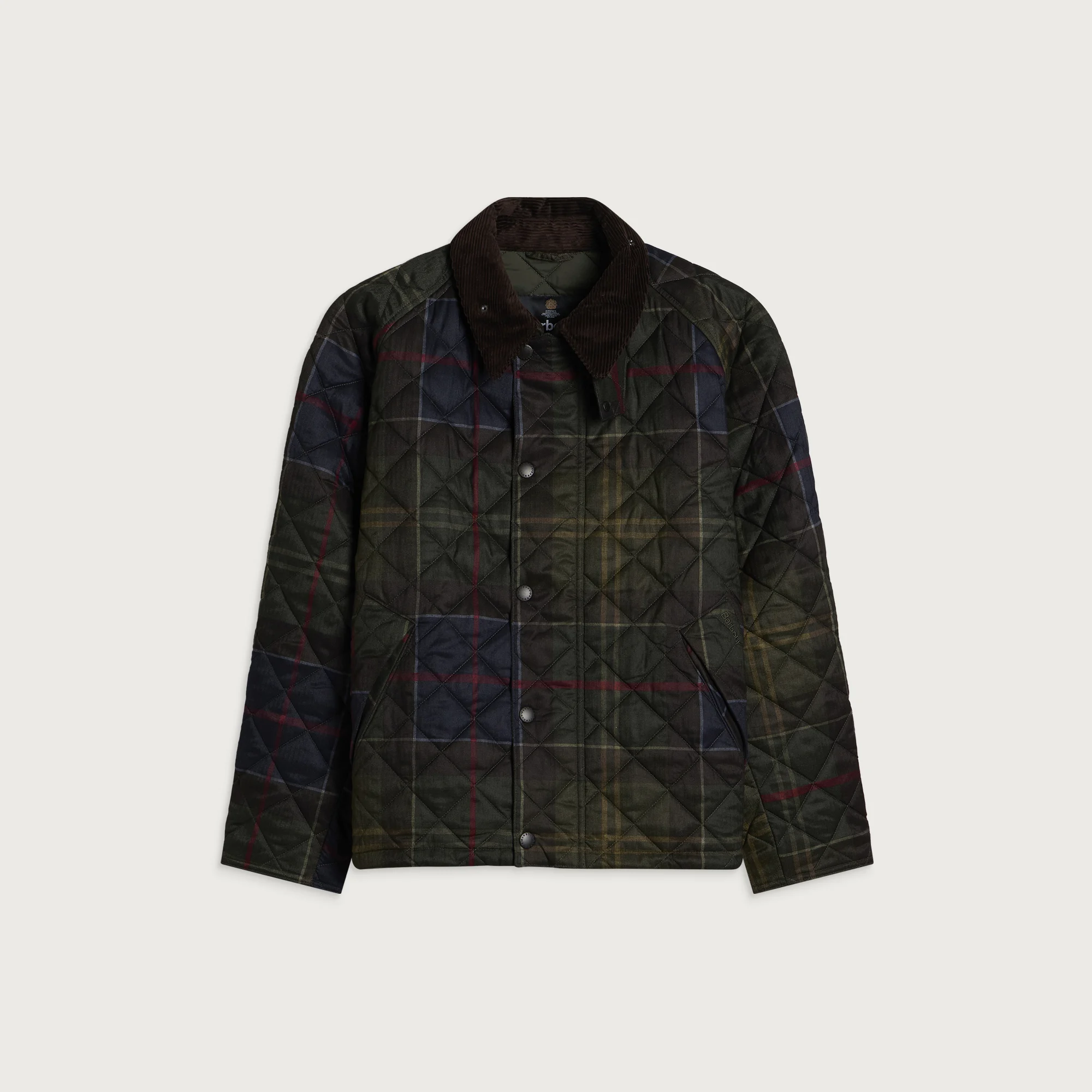 Barbour Tartan Transport Quilted Jacket