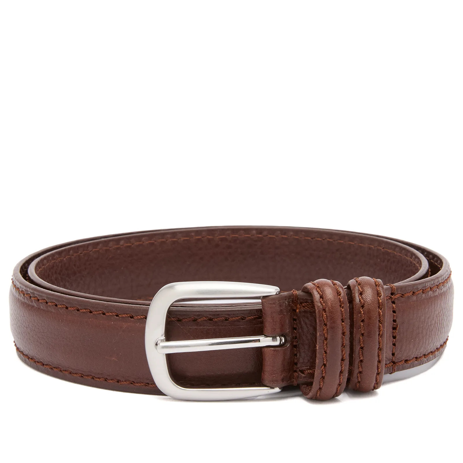 Anderson's Narrow Stitch Trimmed Leather Belt