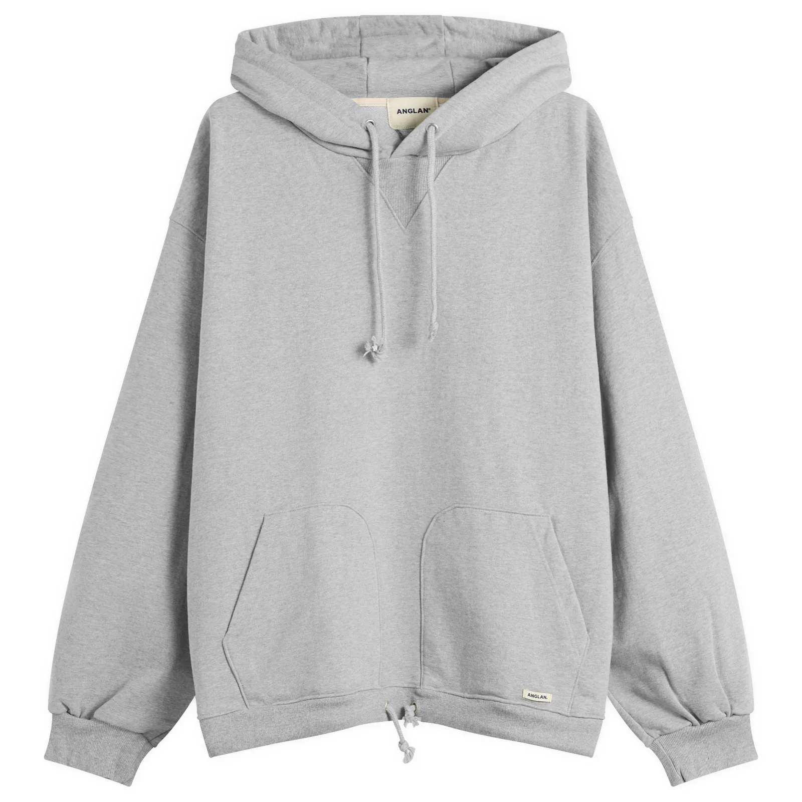 Anglan Double Valley Tuck Sweat Hoodie
