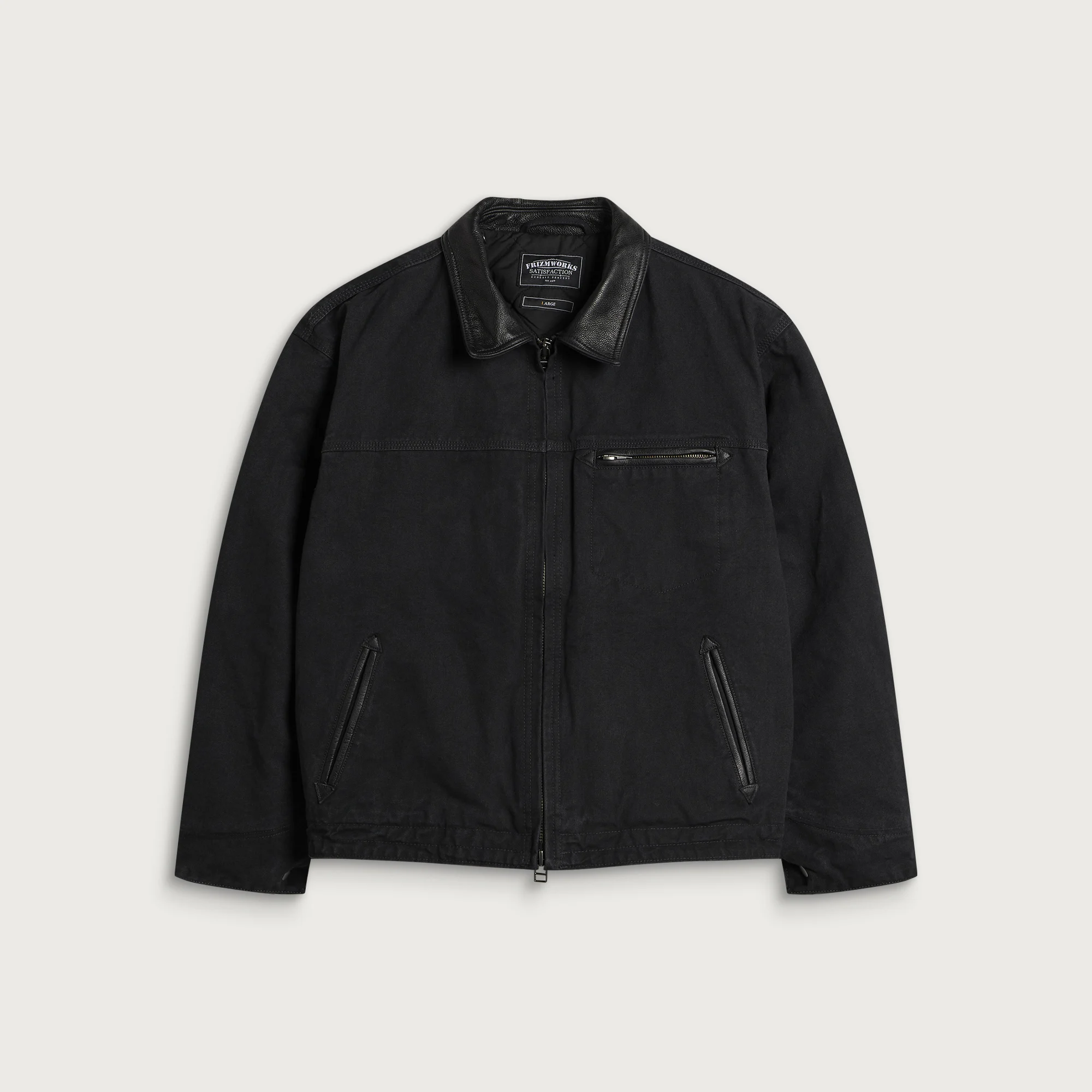 FrizmWORKS Heavy Canvas Destroyed Work Jacket