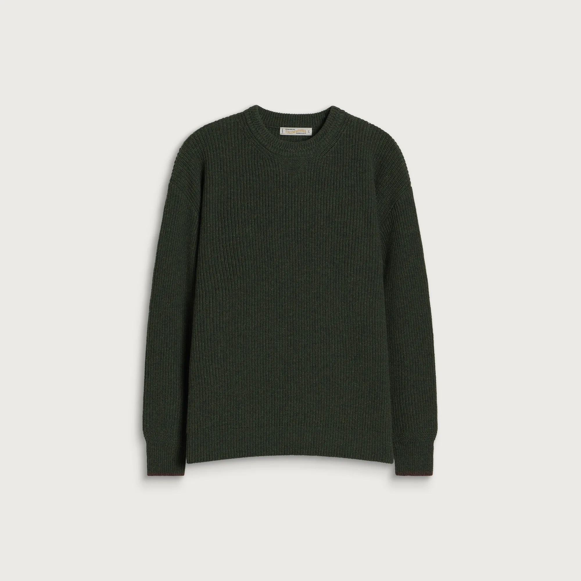 FrizmWORKS Patch Round Pullover Knit