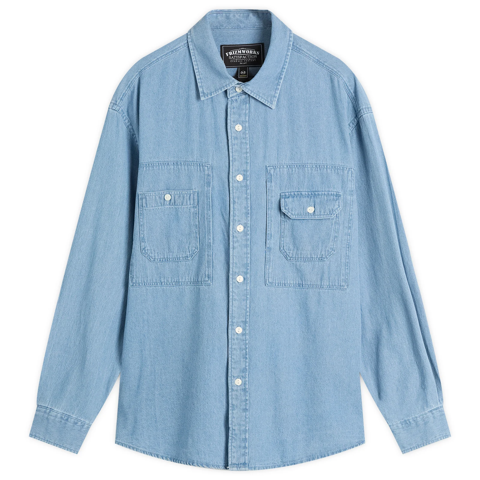 FrizmWORKS Bleach Denim Utility Shirt